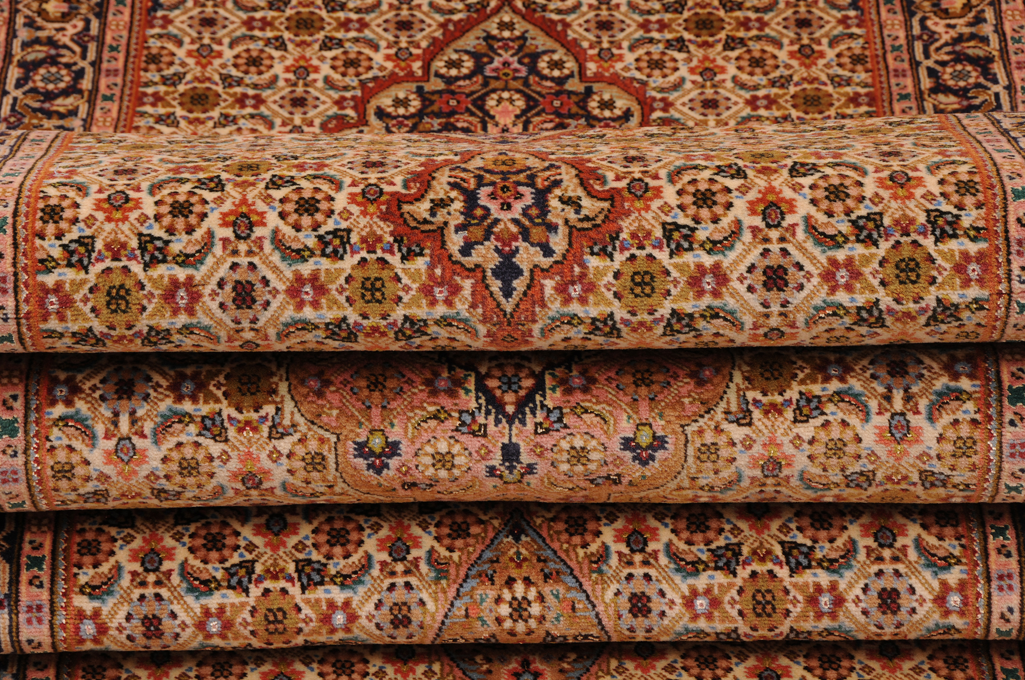 2’7″ x 18′ Tabriz Persian Runner Rug - Image 12
