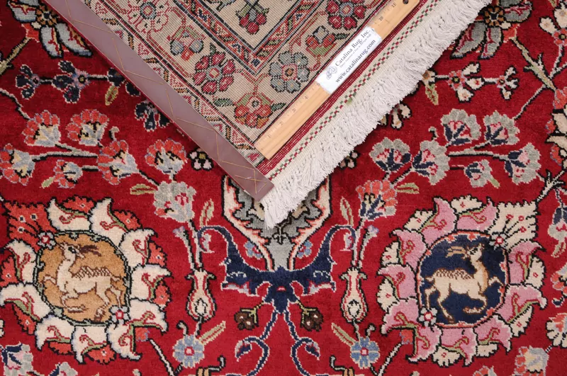 10’9″ x 15’9″ Tabriz Authentic Persian Rug - Image 2