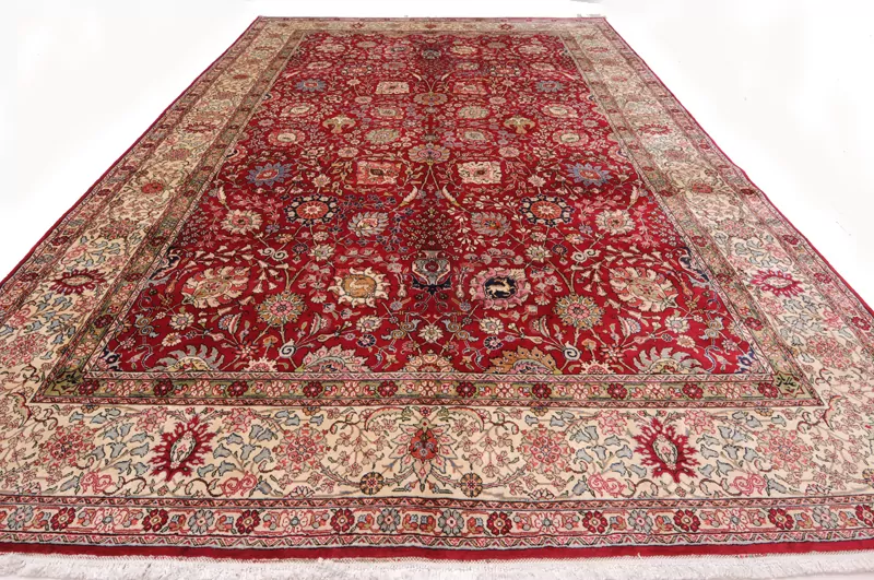 10’9″ x 15’9″ Tabriz Authentic Persian Rug - Image 8