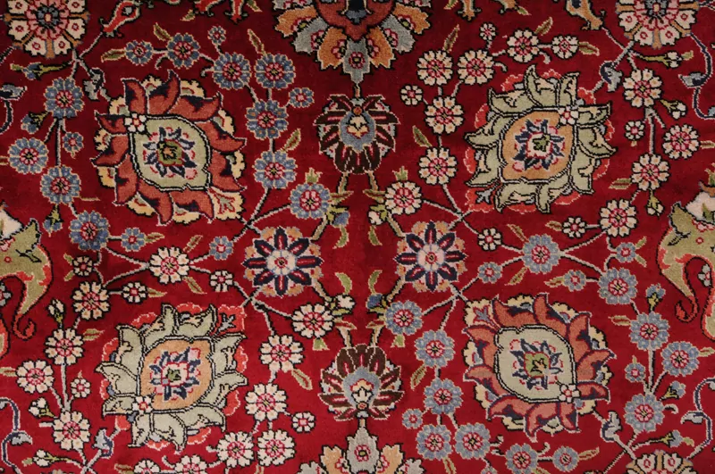 10’9″ x 15’9″ Tabriz Authentic Persian Rug - Image 6