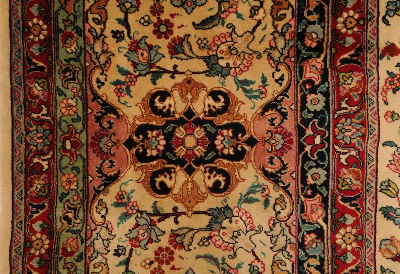 13′ 6″ X 14’10” Tabriz Authentic Persian Rug - Image 2