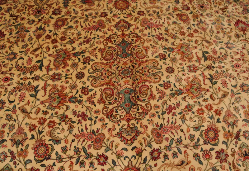 13′ 6″ X 14’10” Tabriz Authentic Persian Rug - Image 14