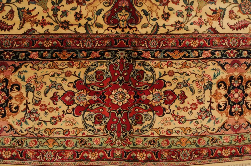 13′ 6″ X 14’10” Tabriz Authentic Persian Rug - Image 15