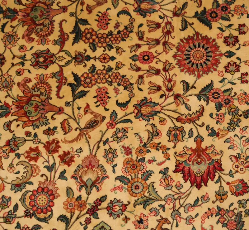 13′ 6″ X 14’10” Tabriz Authentic Persian Rug - Image 17