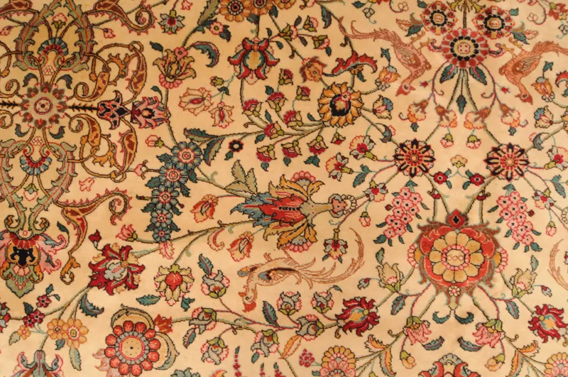 13′ 6″ X 14’10” Tabriz Authentic Persian Rug - Image 18