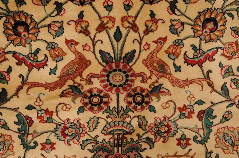 13′ 6″ X 14’10” Tabriz Authentic Persian Rug - Image 9