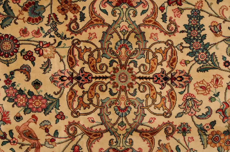 13′ 6″ X 14’10” Tabriz Authentic Persian Rug - Image 7