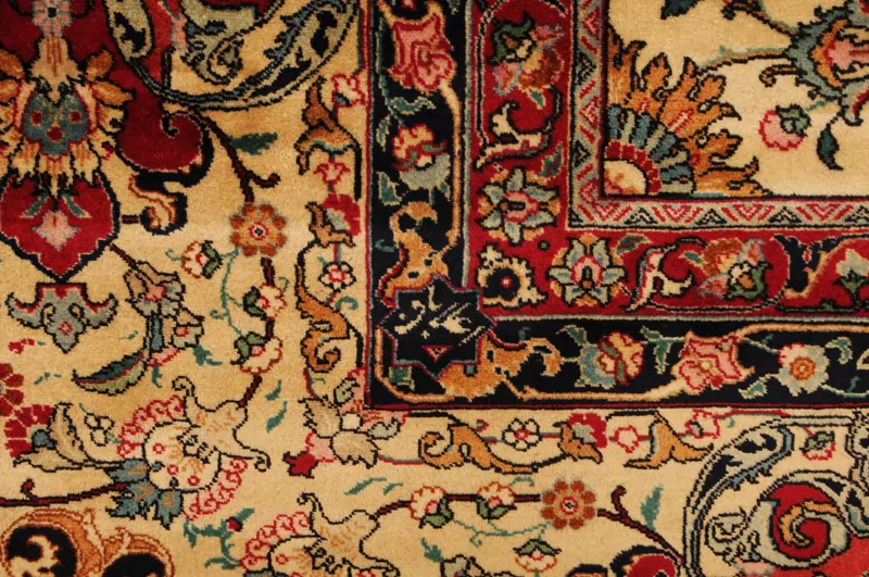 13′ 6″ X 14’10” Tabriz Authentic Persian Rug - Image 4