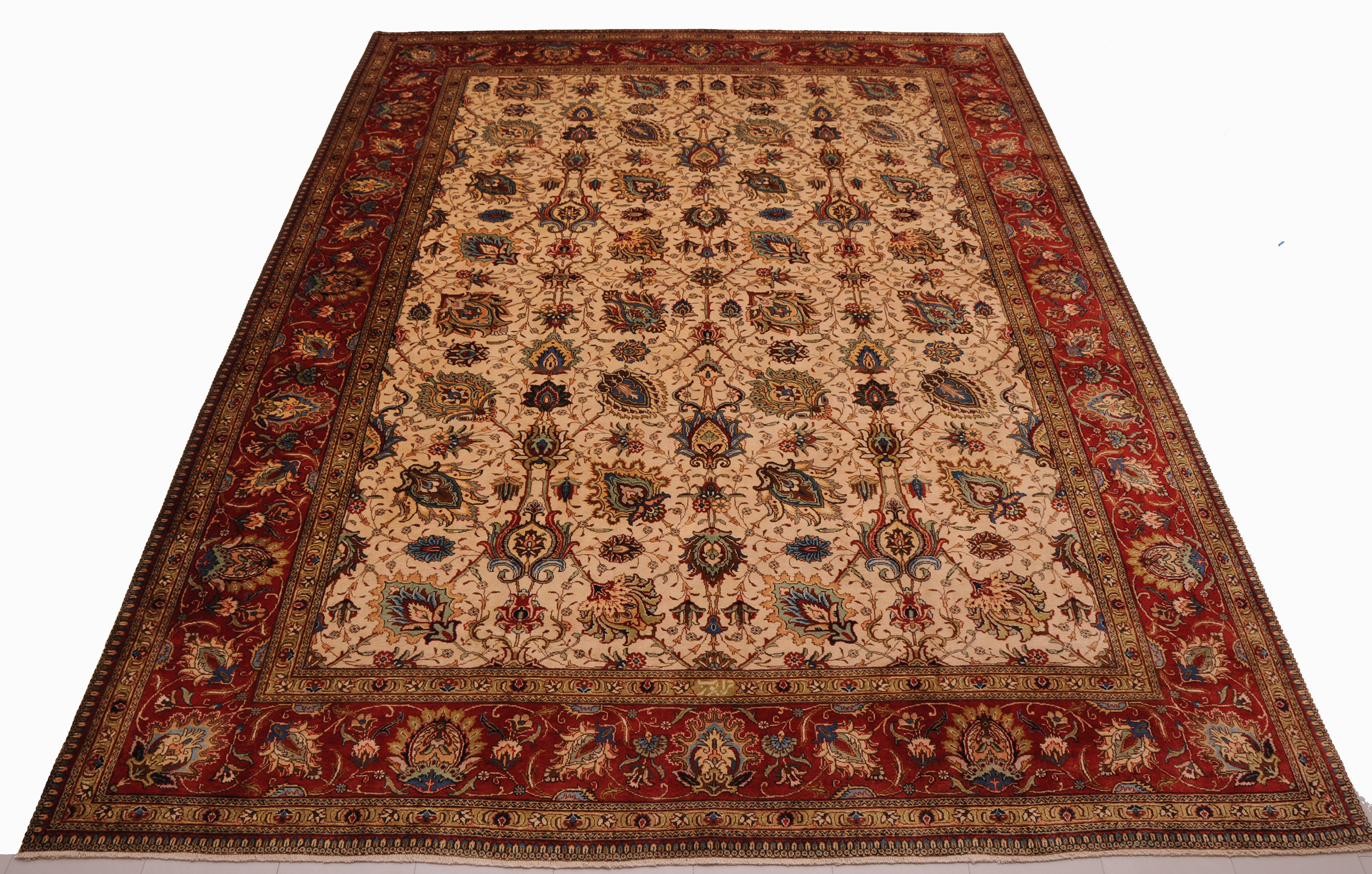 10’1″ x 13’4″ Tabriz Authentic Persian Rug - Image 10