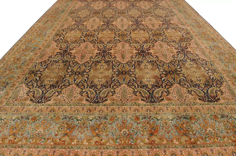 11′ 3″ X 16’3″ Tabriz Antique Persian Rug - Image 5