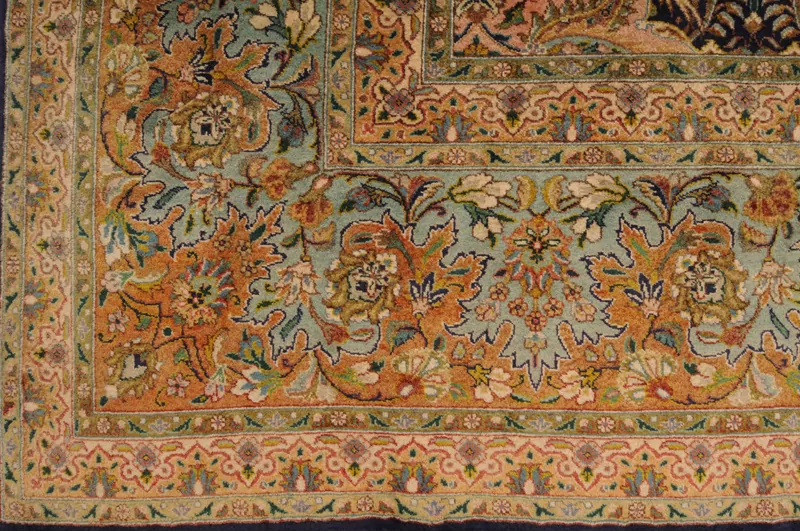 11′ 3″ X 16’3″ Tabriz Antique Persian Rug - Image 9