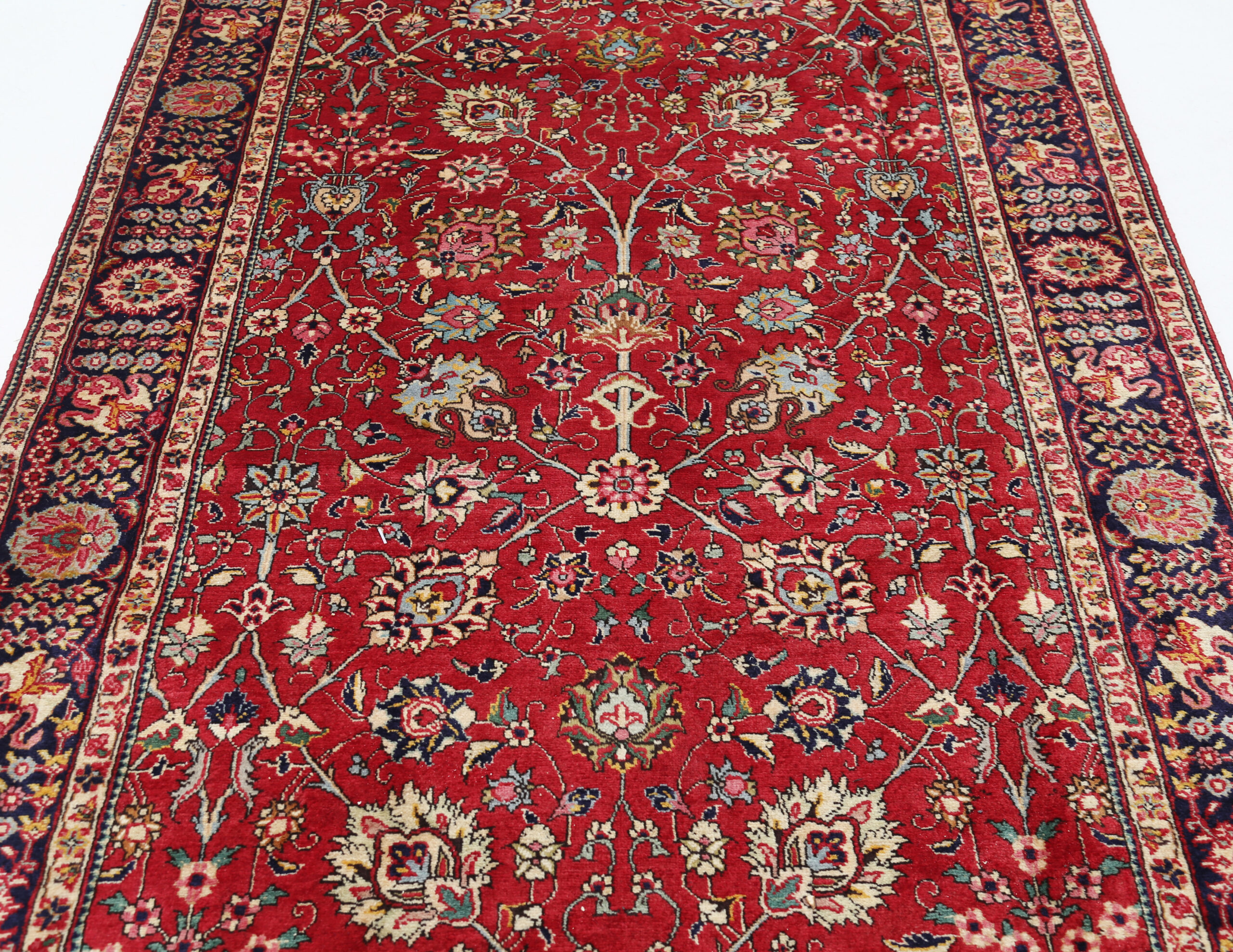 4’10” x 12’4″ Tabriz Persian Runner Rug - Image 6