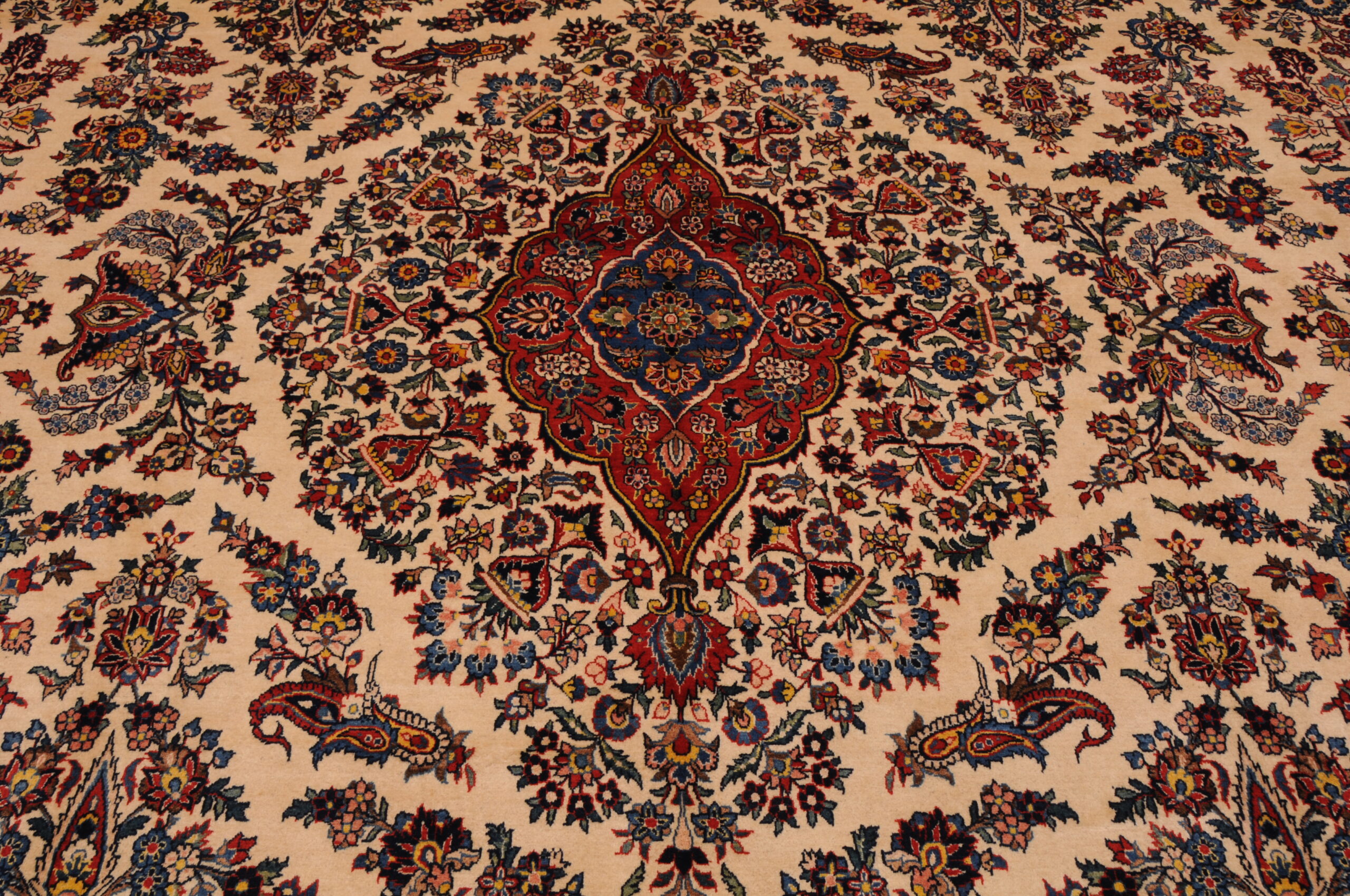 12’6″ x 19’6″ Kashan Authentic Persian Rug - Image 3