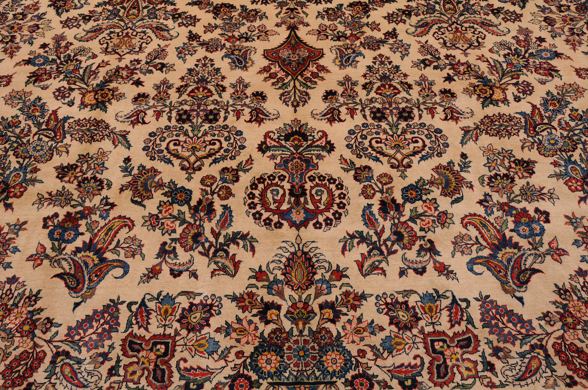 12’6″ x 19’6″ Kashan Authentic Persian Rug - Image 4