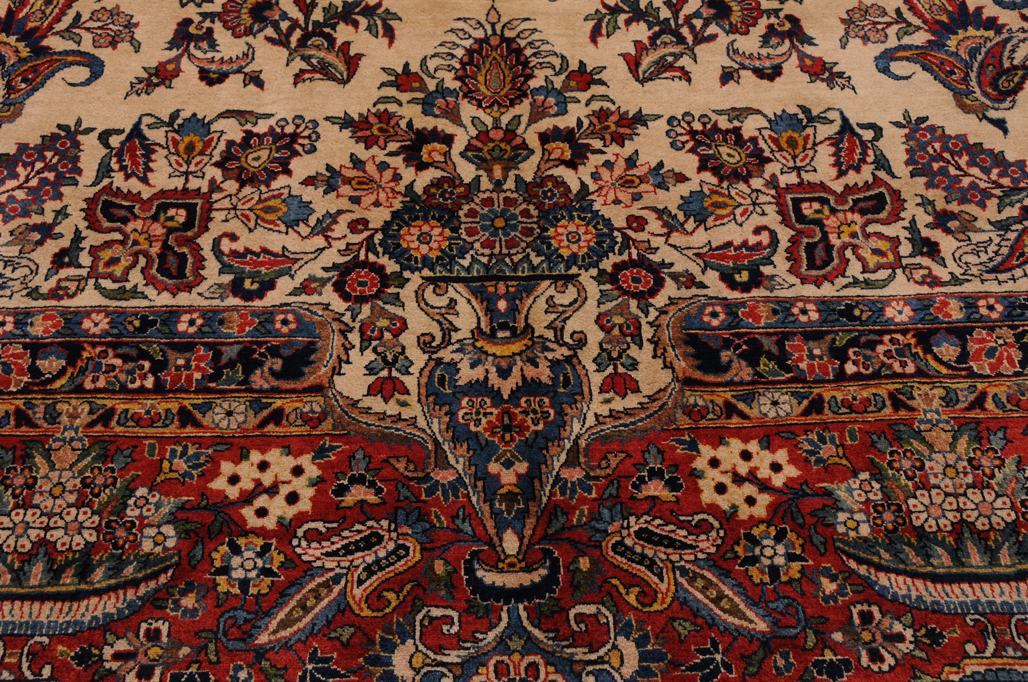 12’6″ x 19’6″ Kashan Authentic Persian Rug - Image 6