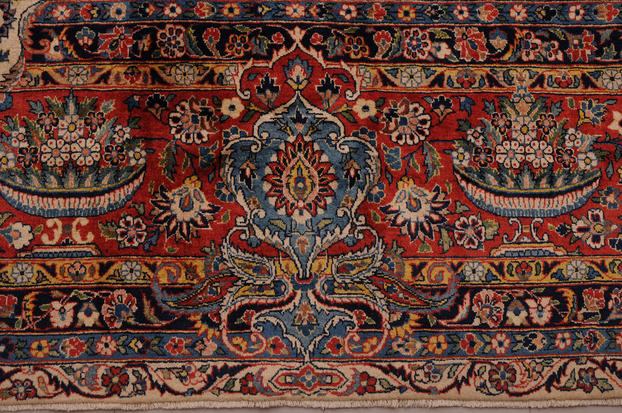 12’6″ x 19’6″ Kashan Authentic Persian Rug - Image 7