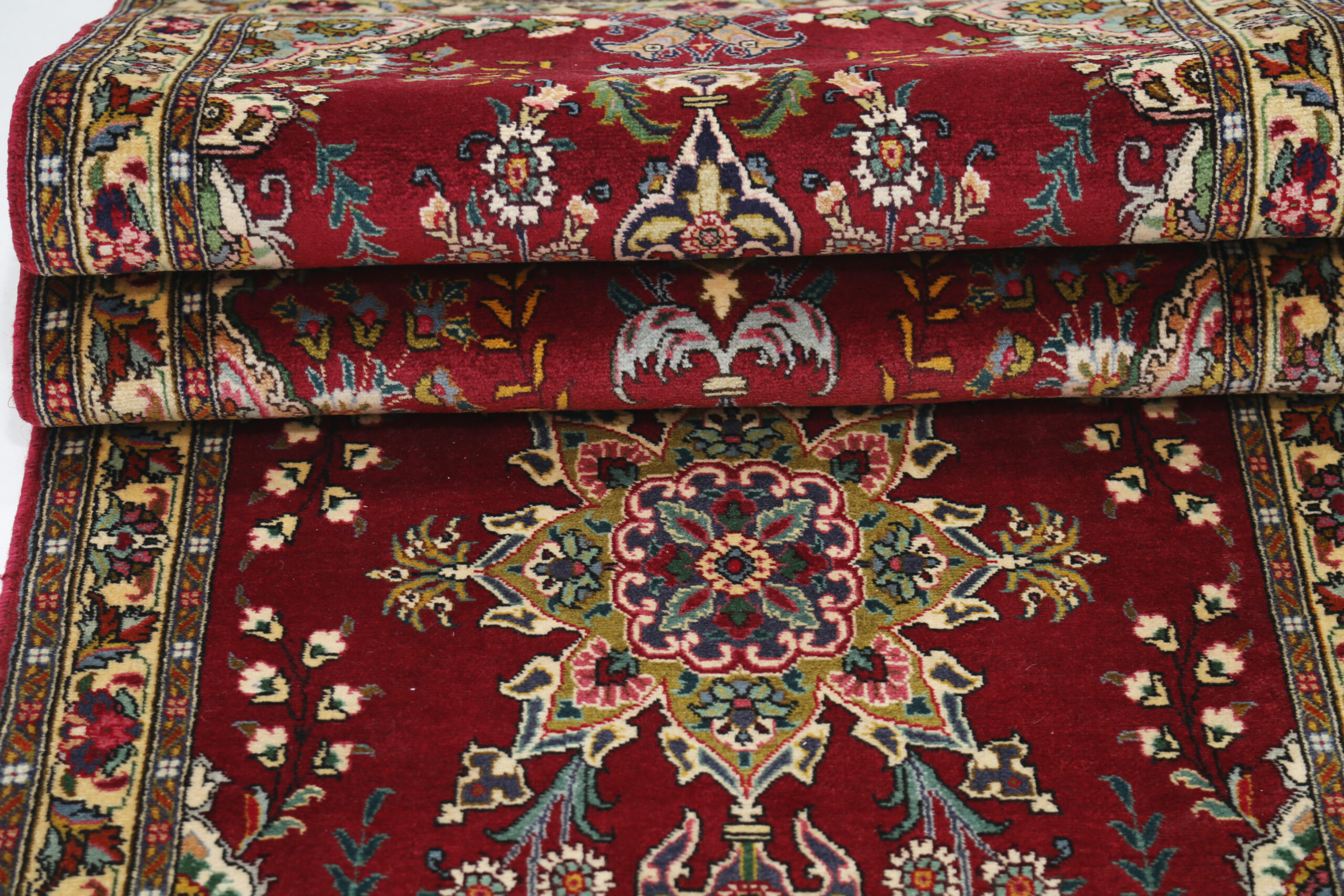 2’7″ x 12’7″ Tabriz Persian Runner Rug - Image 5