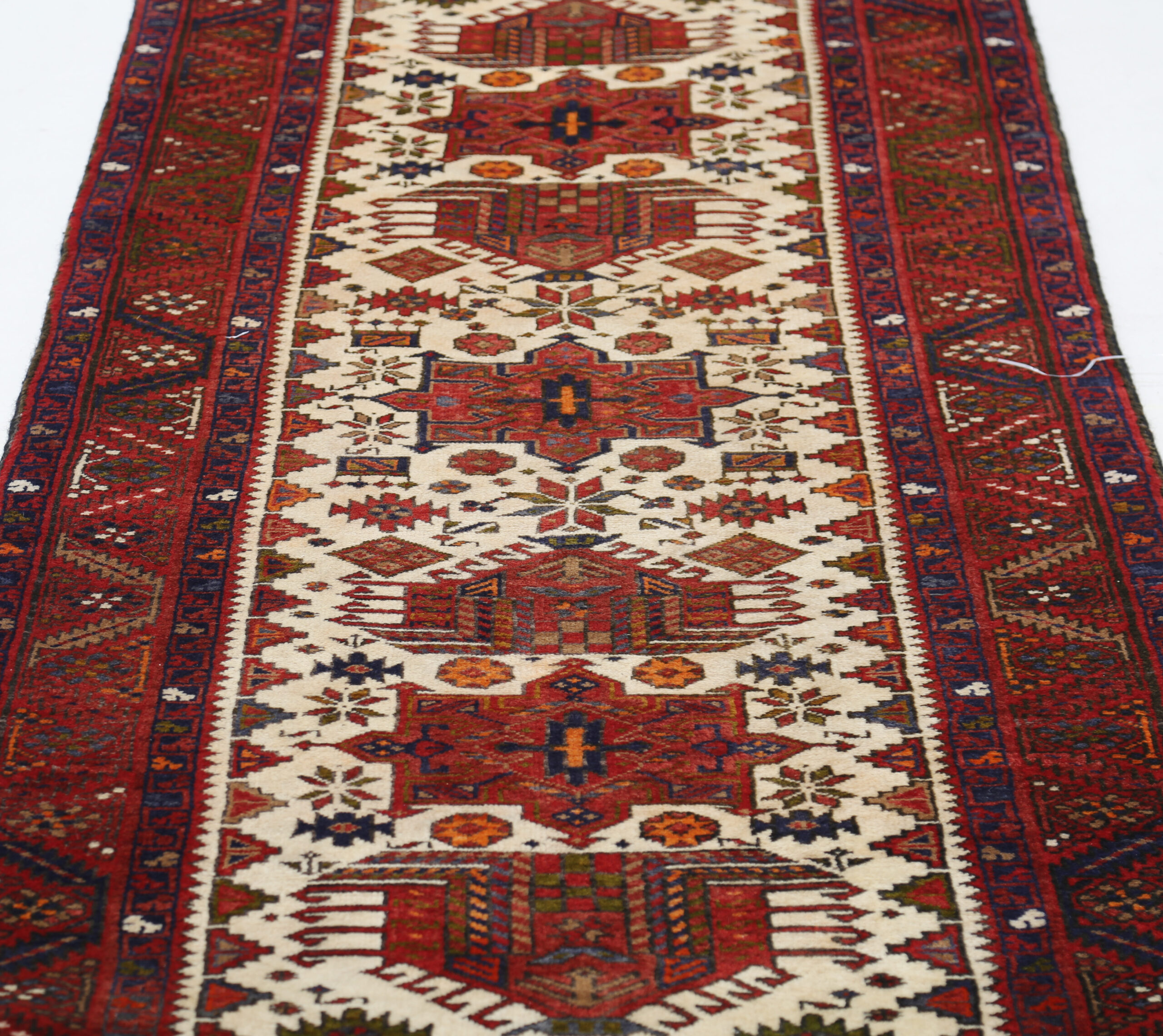 3’2″ x 14’2″ Heriz Persian Runner Rug - Image 6