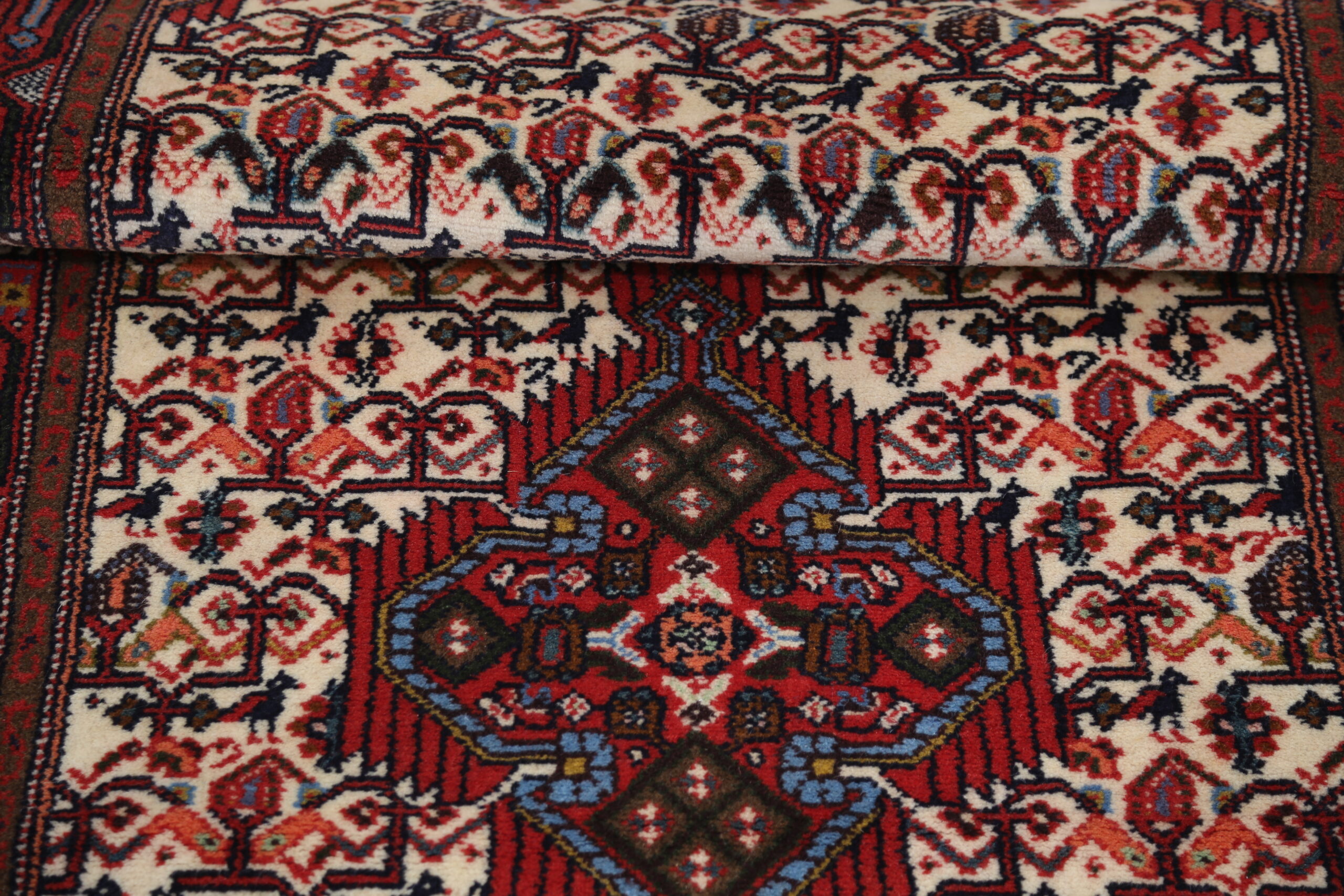 2’9″ x 6’3″ Hamadan Persian Runner Rug - Image 5