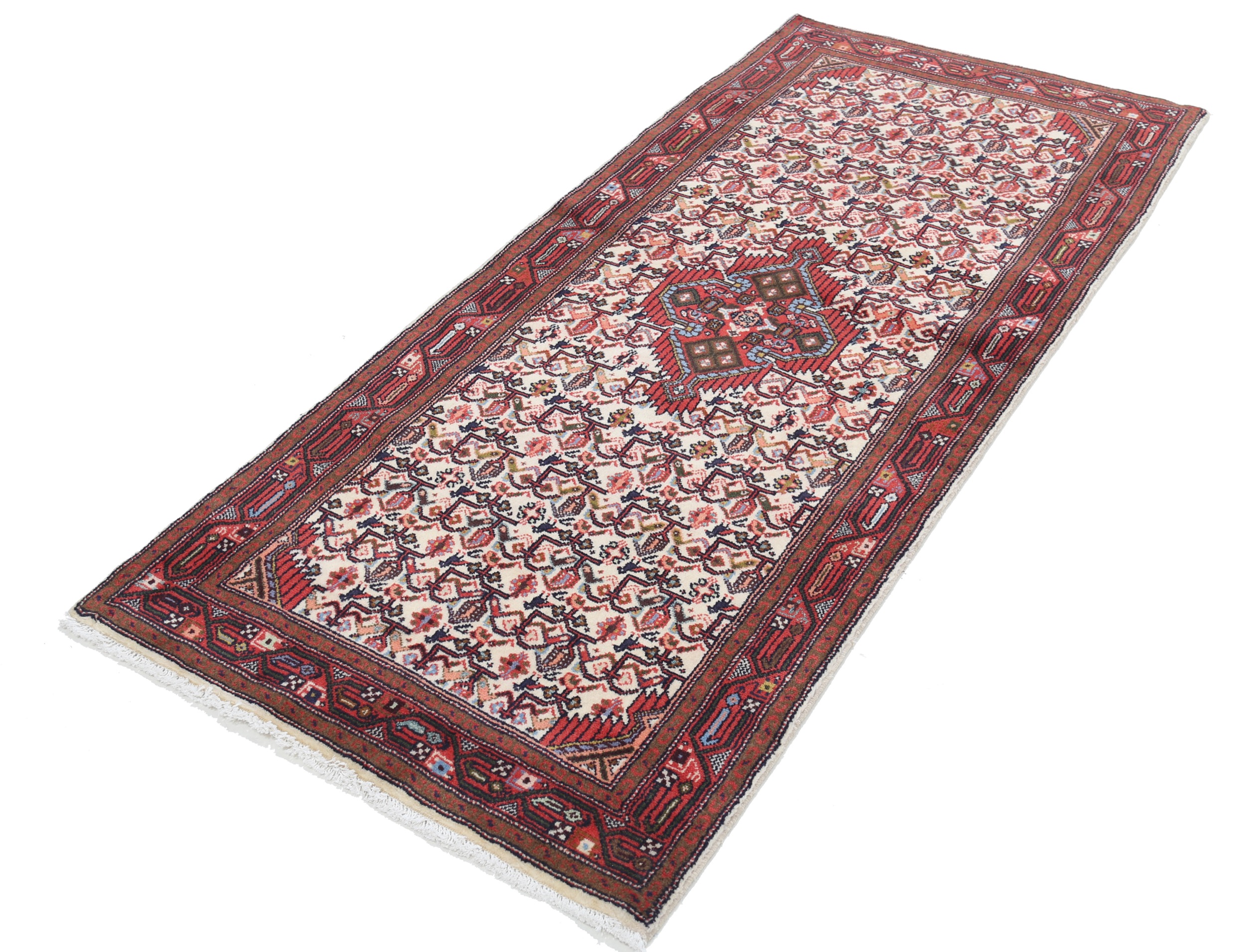 2’9″ x 6’3″ Hamadan Persian Runner Rug - Image 3