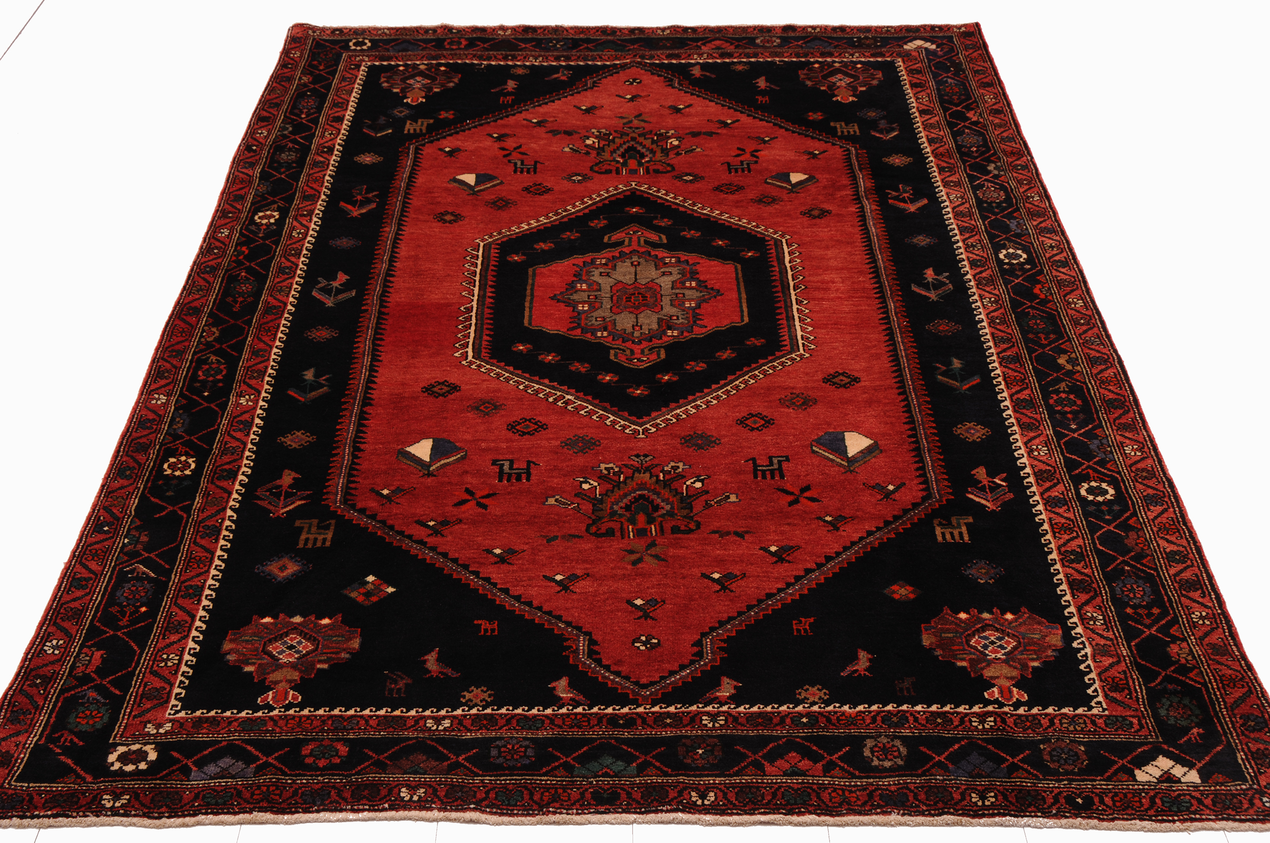 Kurdi 6’11” x 9’8″ Quchan Authentic Persian Rug - Image 10