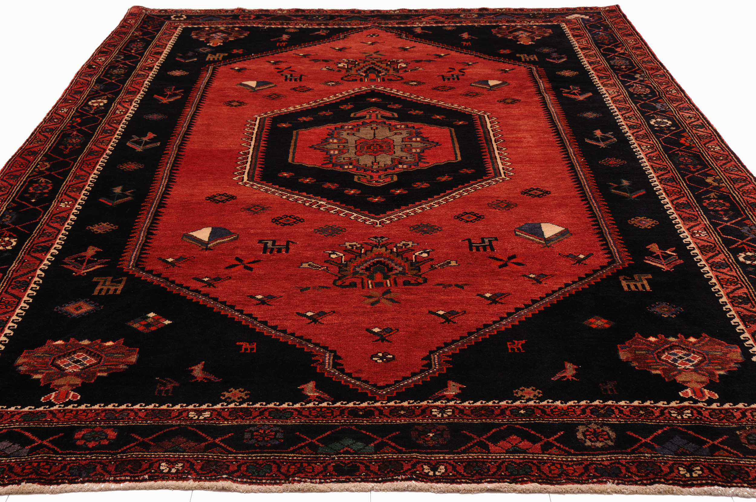 Kurdi 6’11” x 9’8″ Quchan Authentic Persian Rug - Image 9