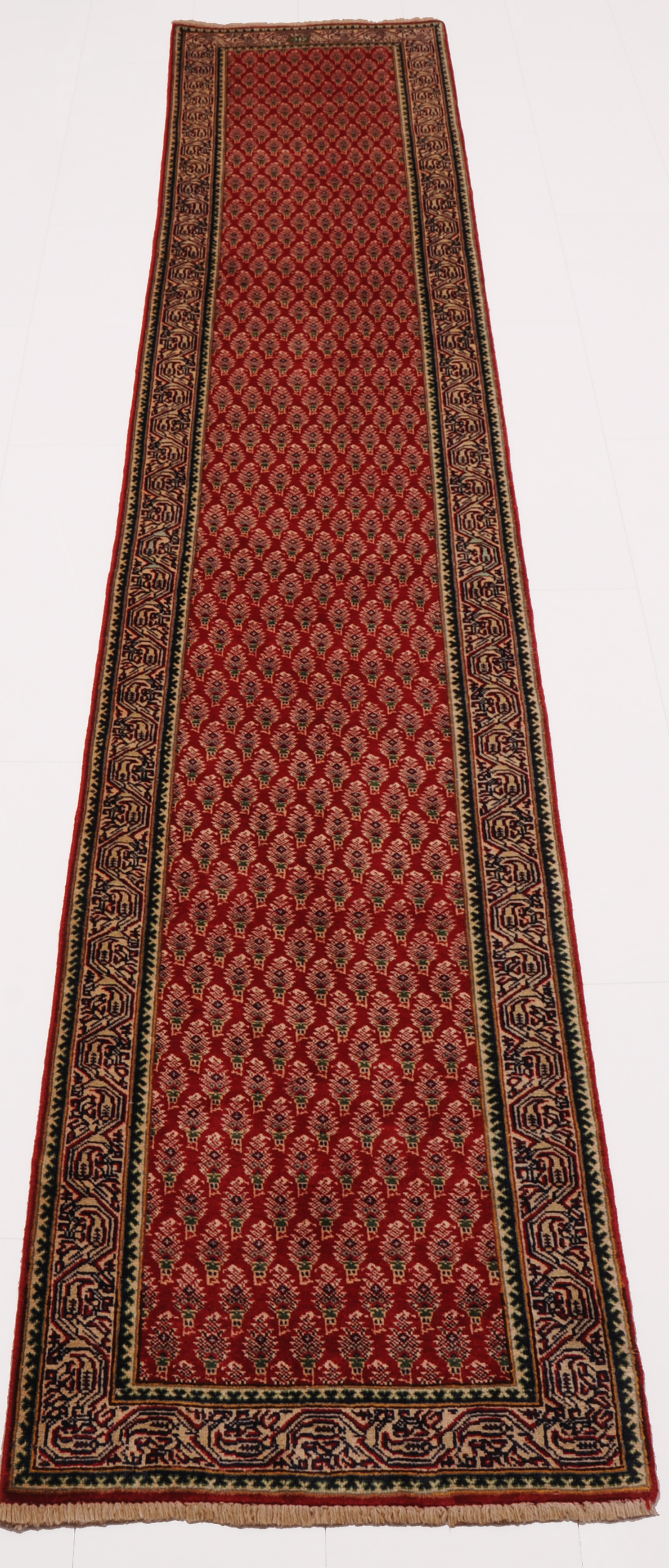 2’6″ X 13’8″ Tabriz Persian Runner Rug - Image 8