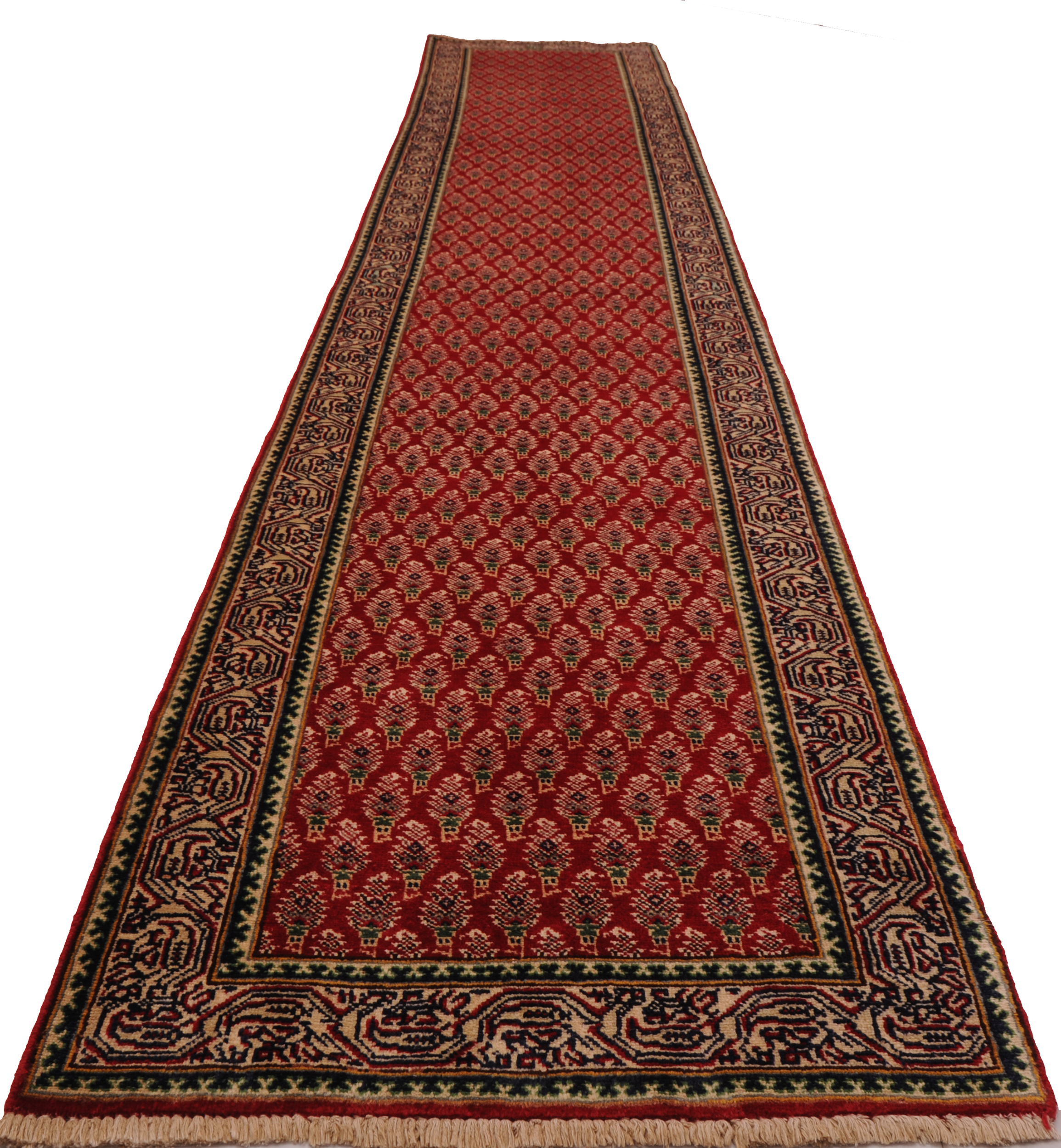 2’6″ X 13’8″ Tabriz Persian Runner Rug - Image 7