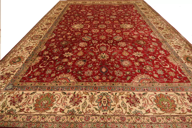 11’4″ x 14’6″ Tabriz Authentic Persian Rug - Image 5