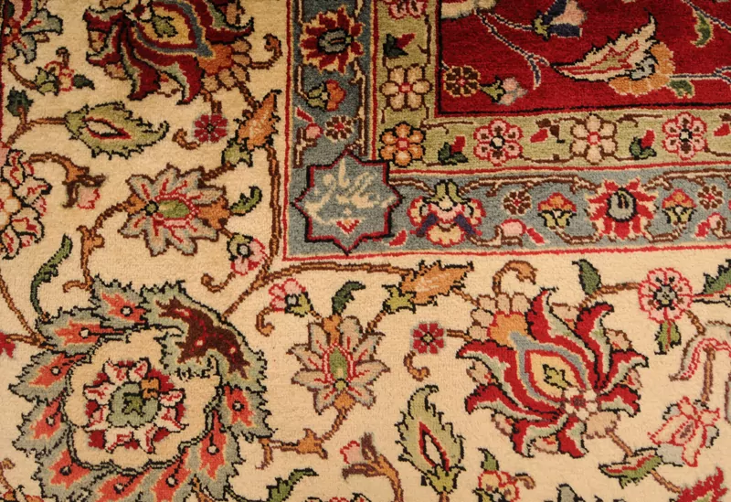 11’4″ x 14’6″ Tabriz Authentic Persian Rug - Image 7