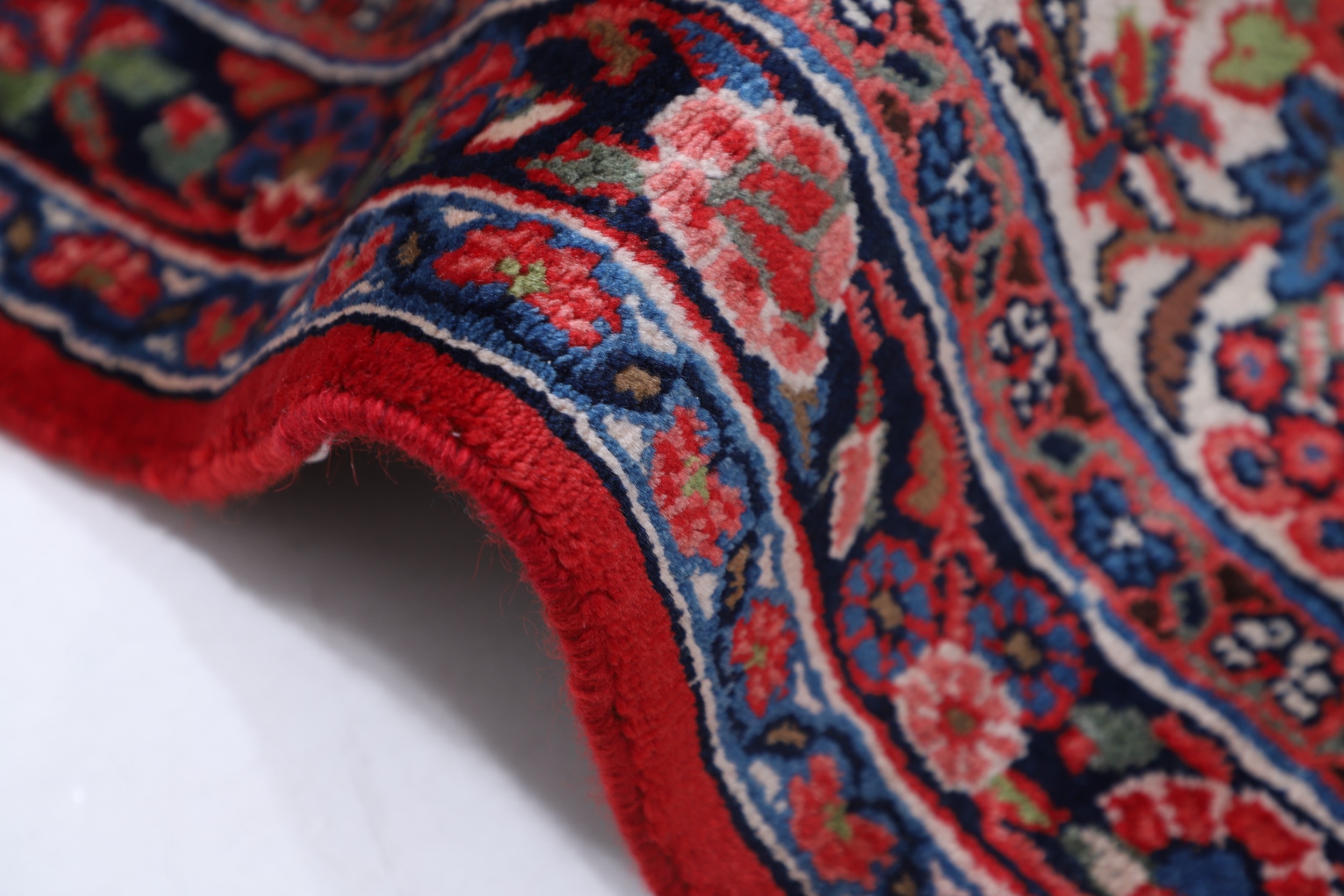 8’10” x 11’7″ Hamadan Authentic Persian Rug - Image 5