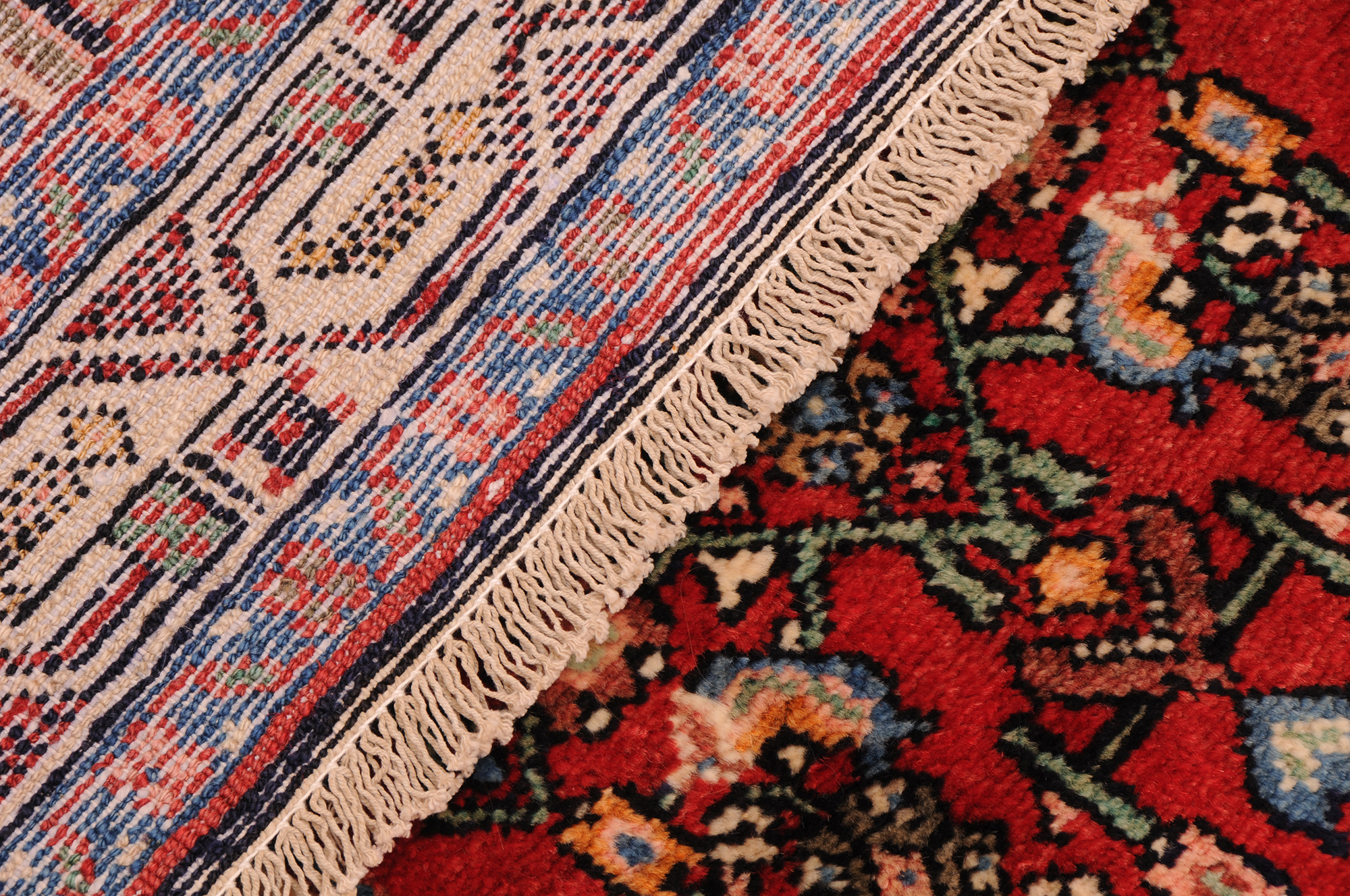 3’3″ x 12′ Hamadan Persian Runner Rug - Image 3
