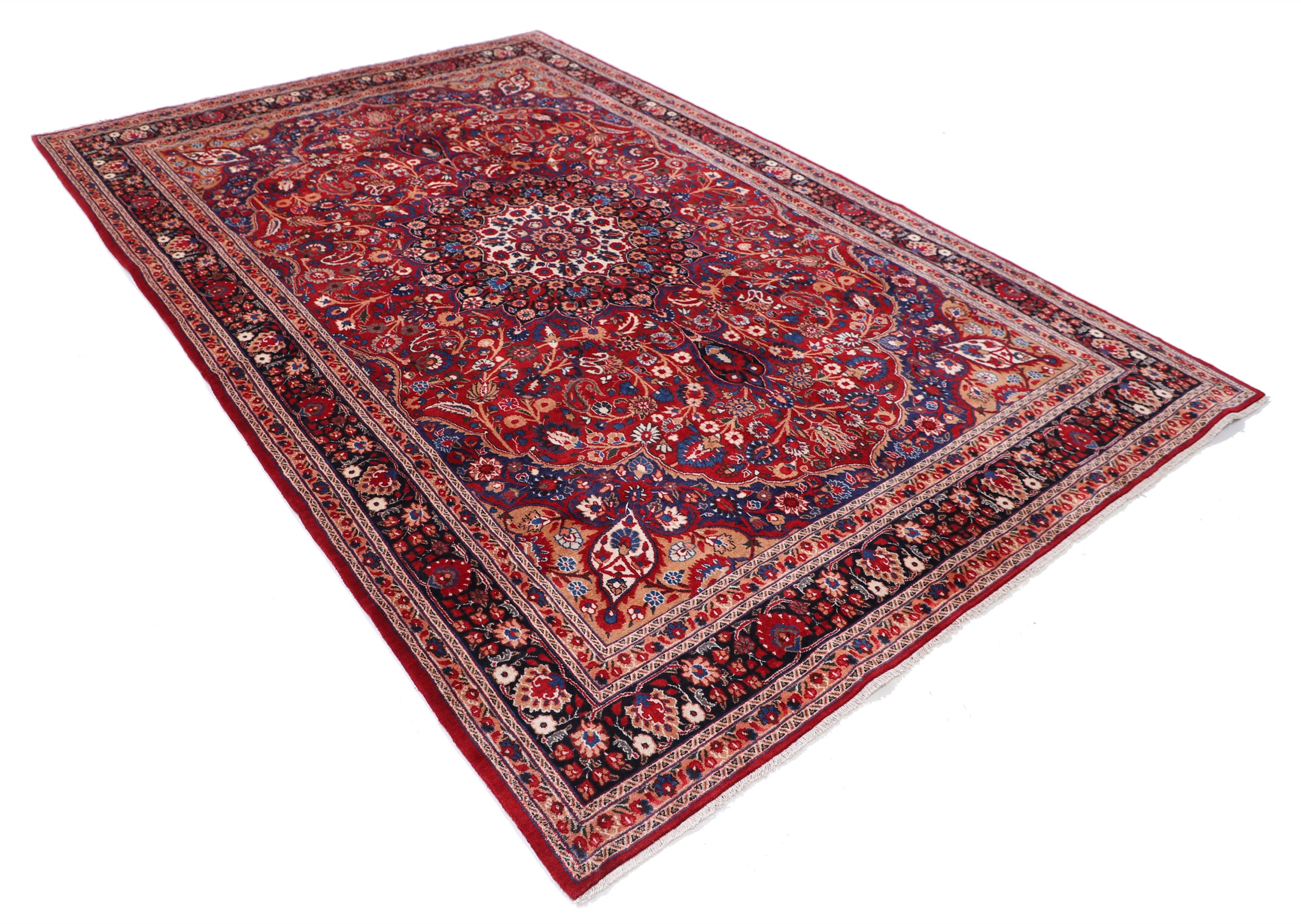 6’9″ x 10’5″ Moud Authentic Persian Rug - Image 2