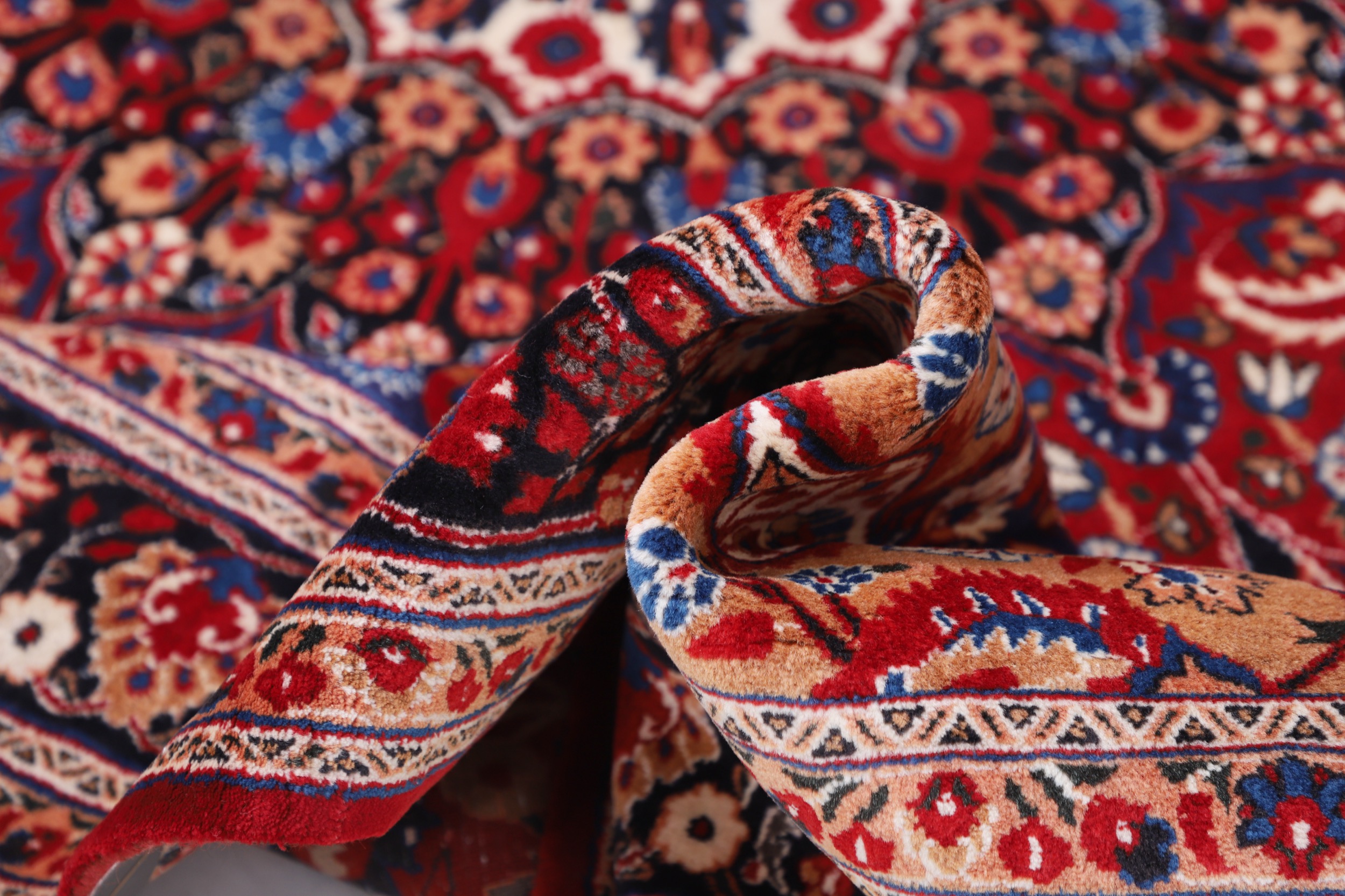 6’9″ x 10’5″ Moud Authentic Persian Rug - Image 4