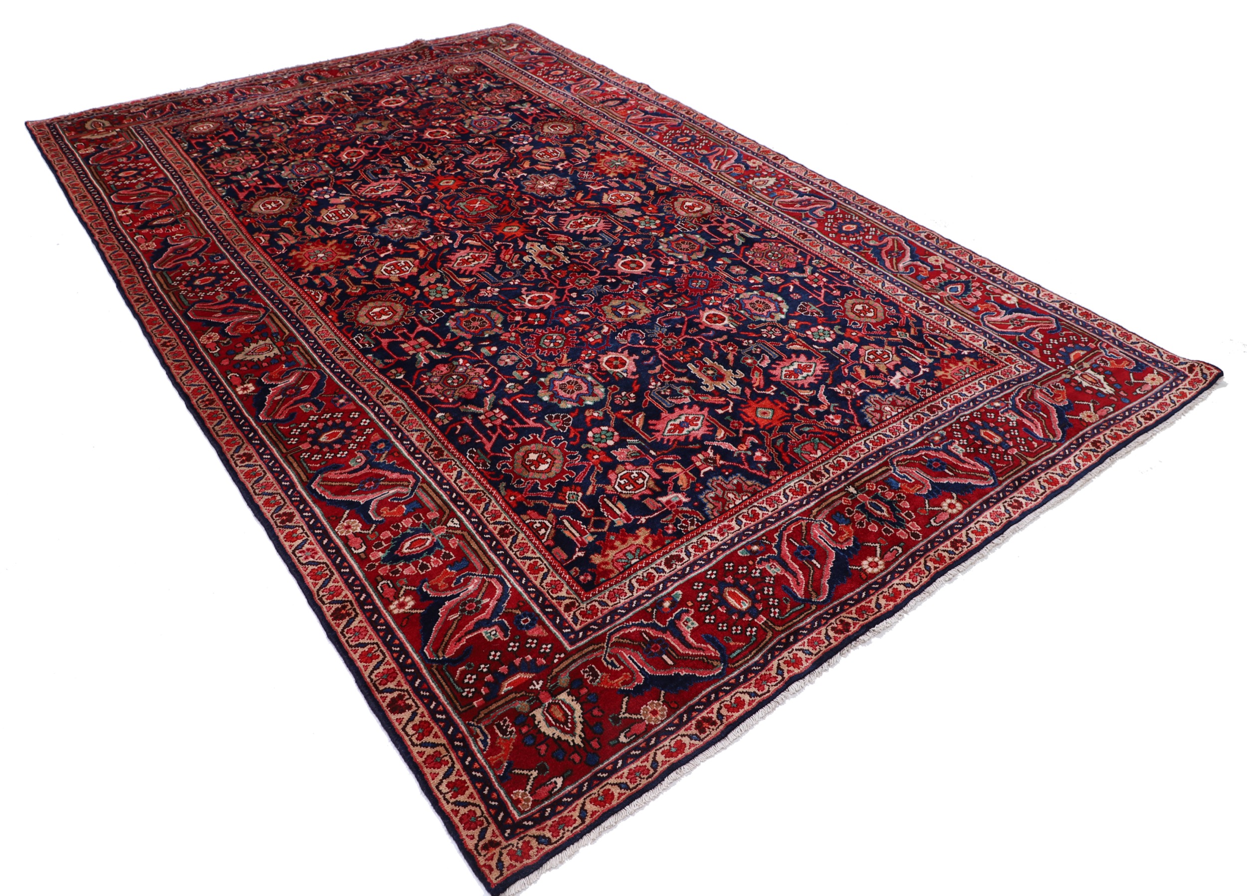 6’11” x 10’8″ Malayer Authentic Persian Rug - Image 7