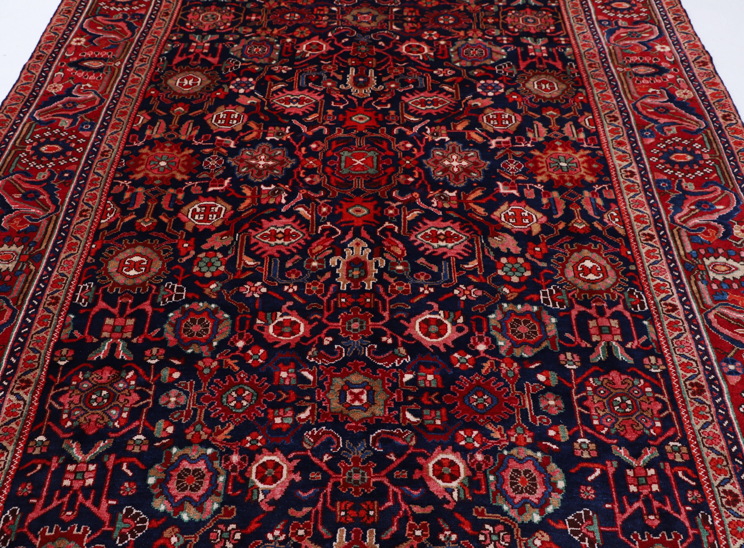 6’11” x 10’8″ Malayer Authentic Persian Rug - Image 6