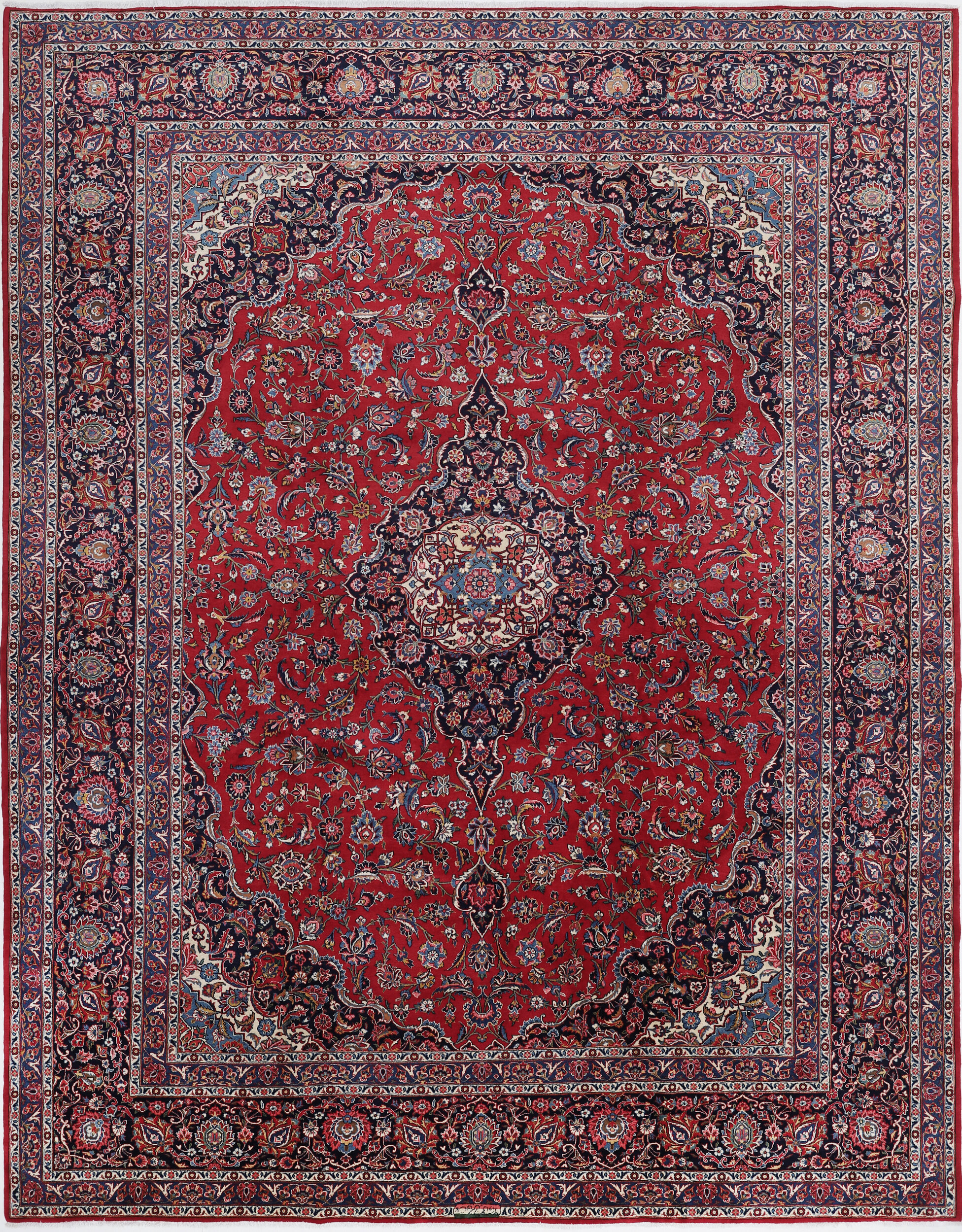 10’6″ x13’10” Kashan Authentic Persian Rug