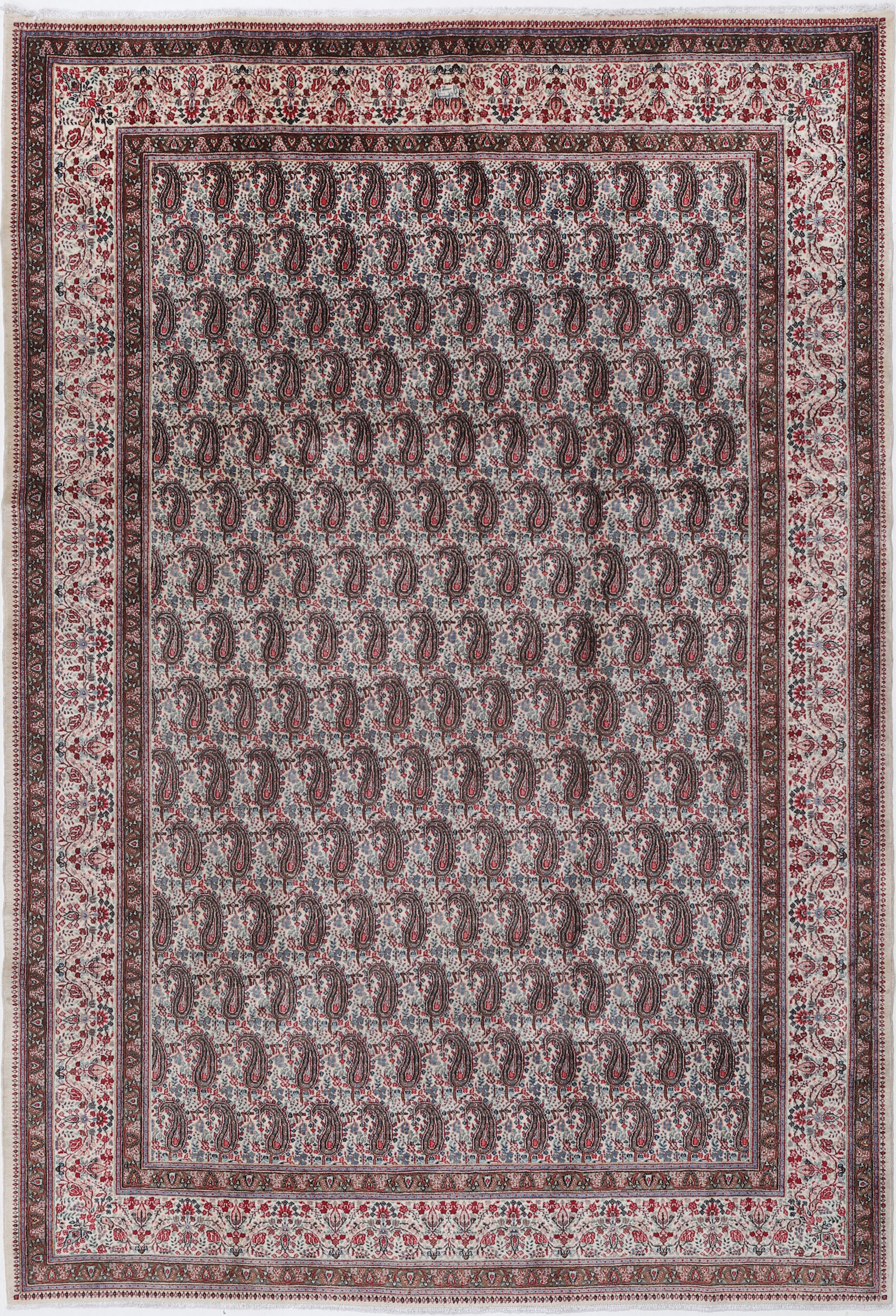Moud Mashad 7′ x 10’4″ Authentic Persian Rug