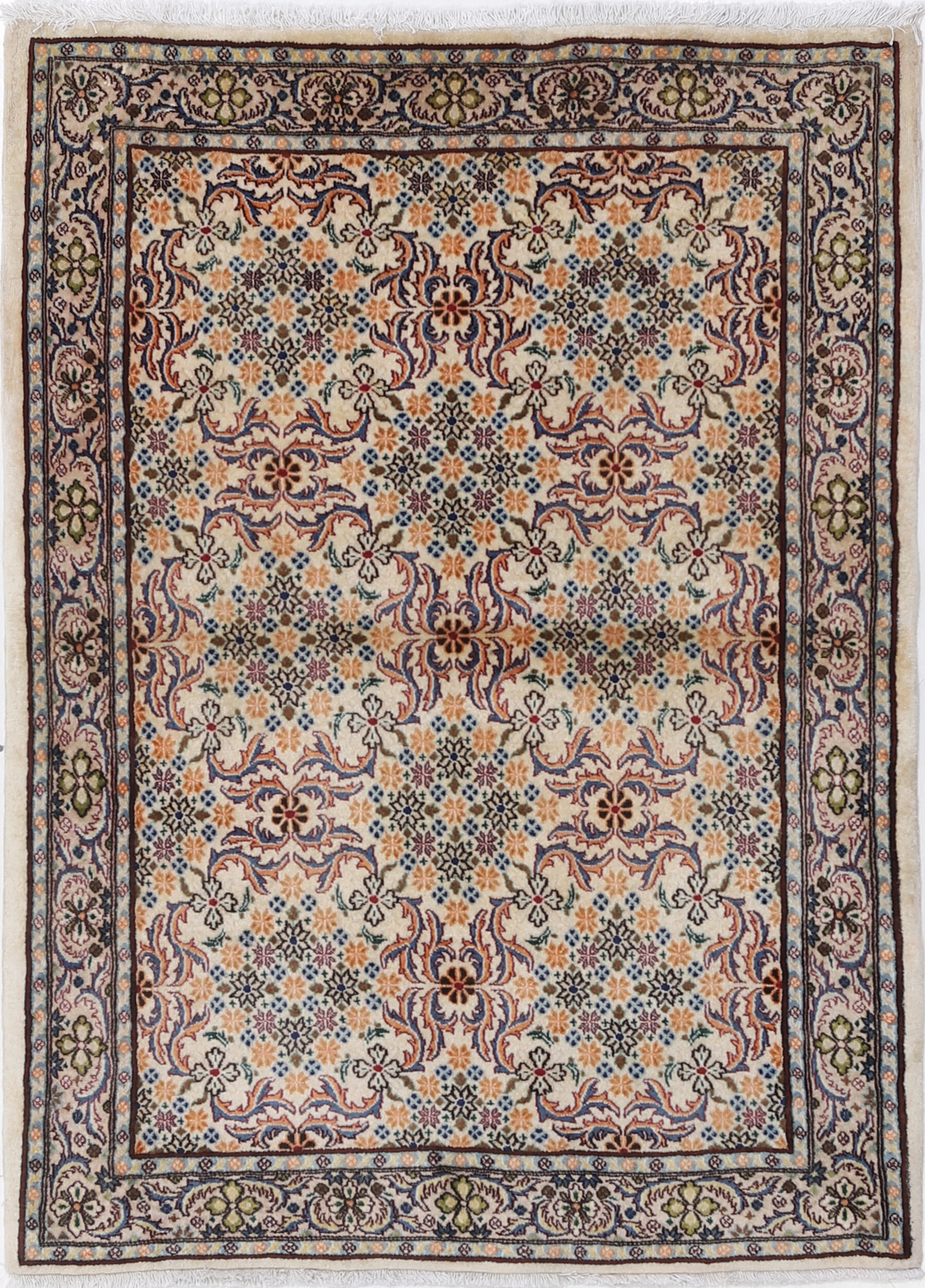 3’5″ x 4’10” Sarouk  Authentic Persian Rug