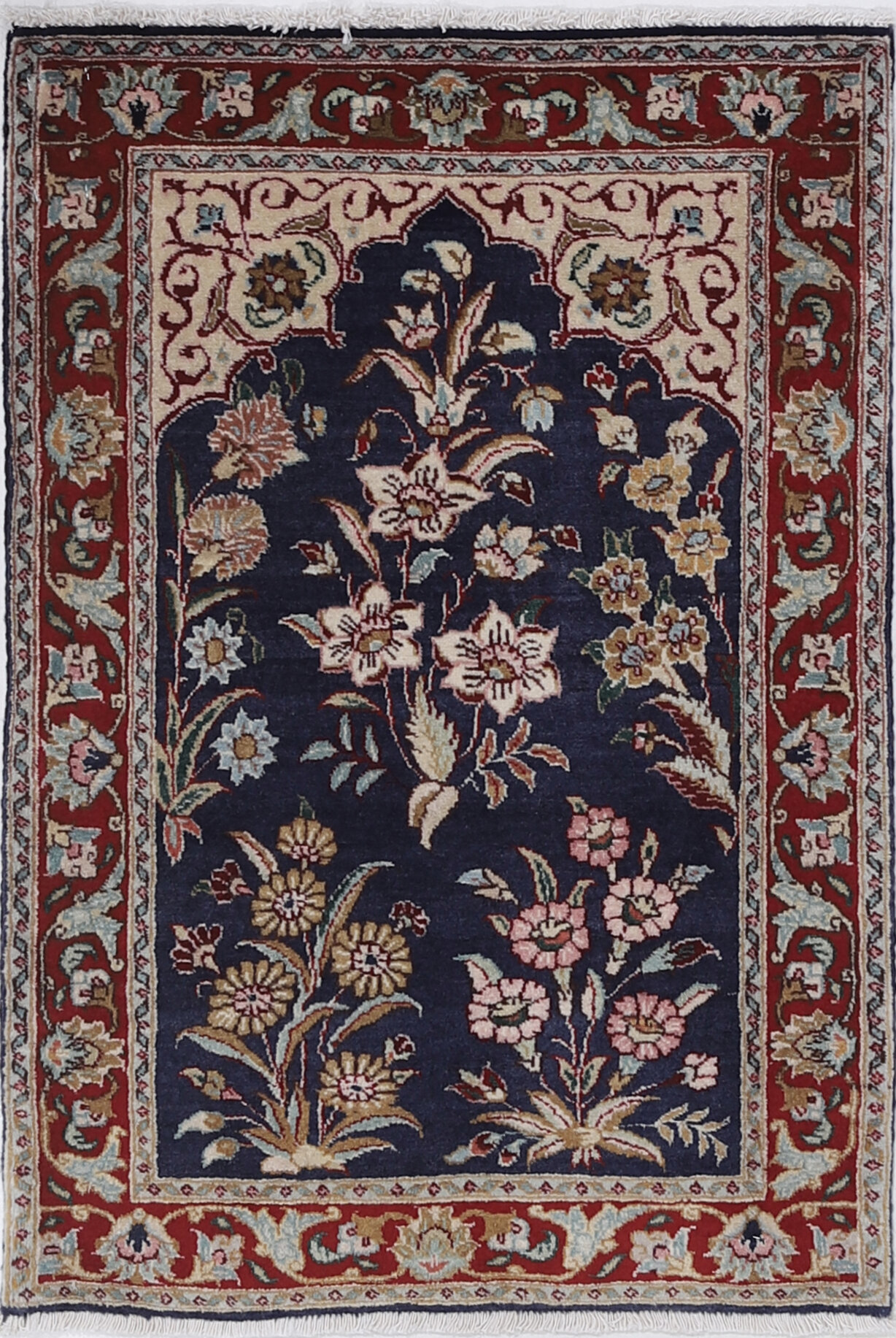 1’10” x 2’10” Tabriz Authentic Persian Rug