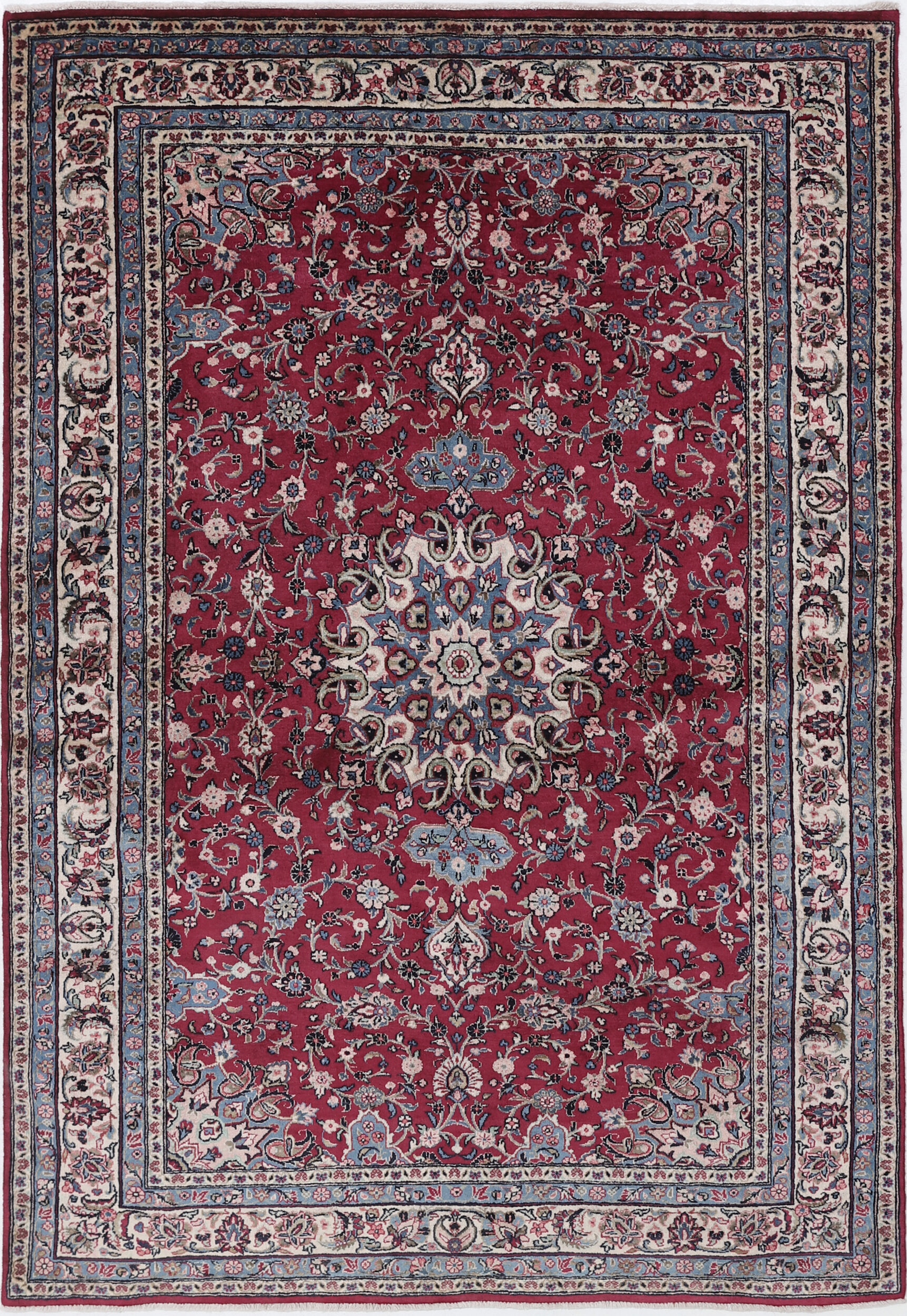 4’6″ x 6’9″ Hamadan Authentic Persian Rug