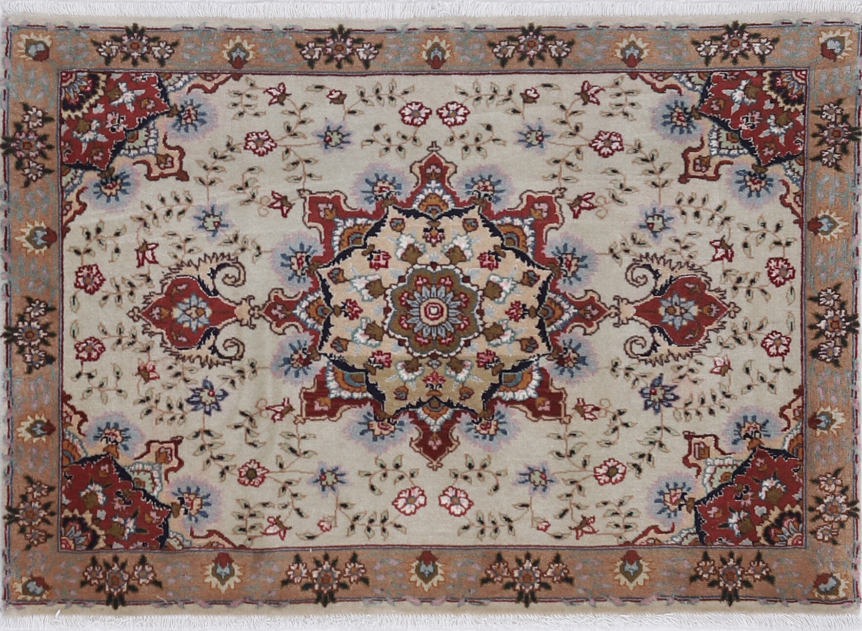 2’1″ x 3′ Tabriz Authentic Persian Rug