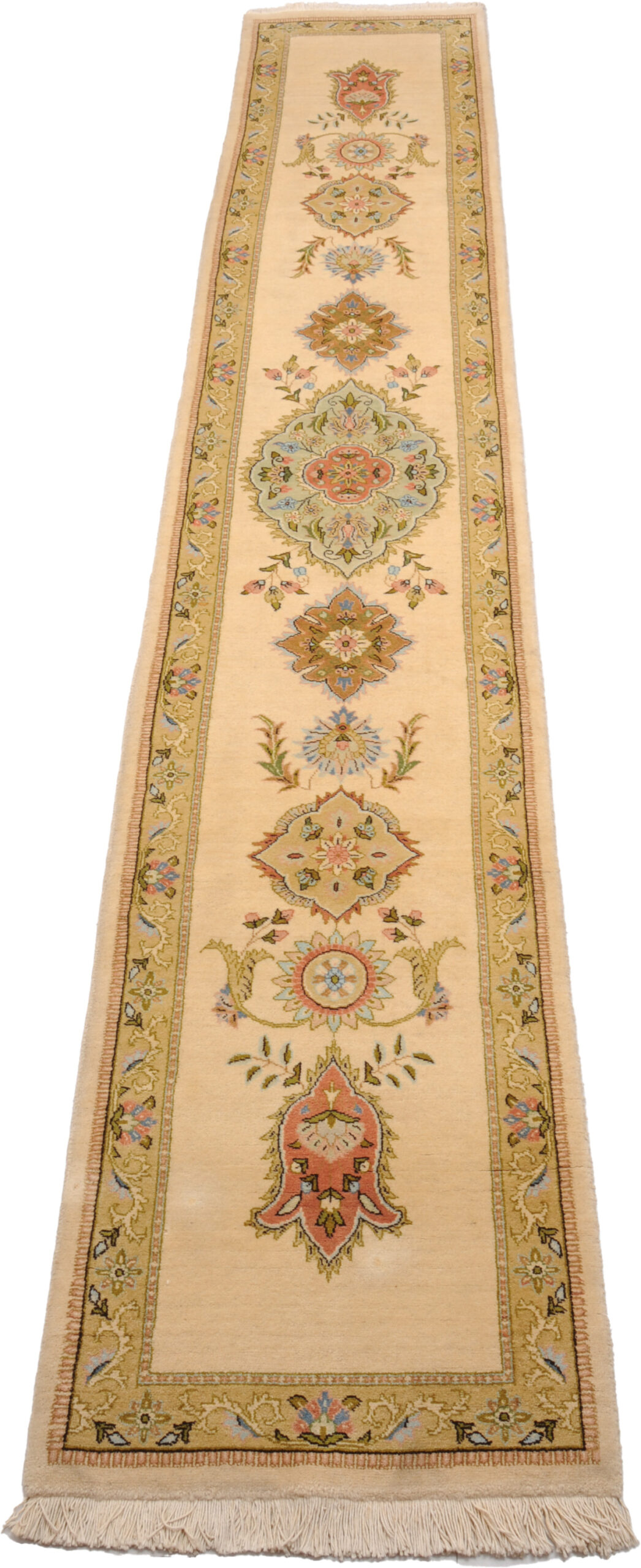 2’4″ x 13’6″ Tabriz Persian Runner Rug - Image 9