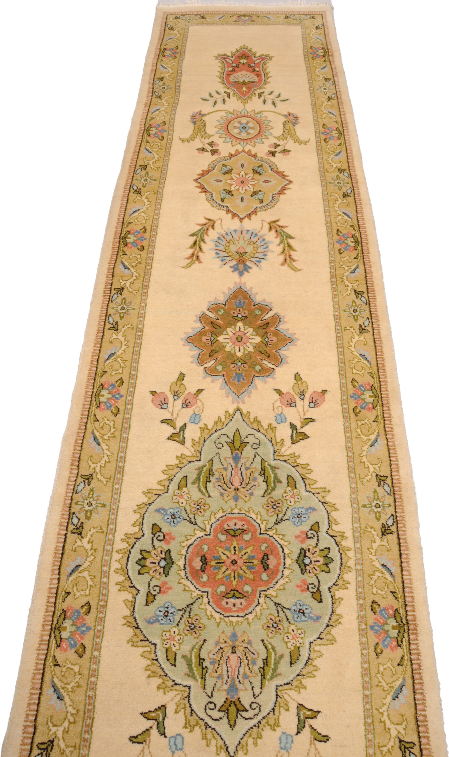 2’4″ x 13’6″ Tabriz Persian Runner Rug - Image 8
