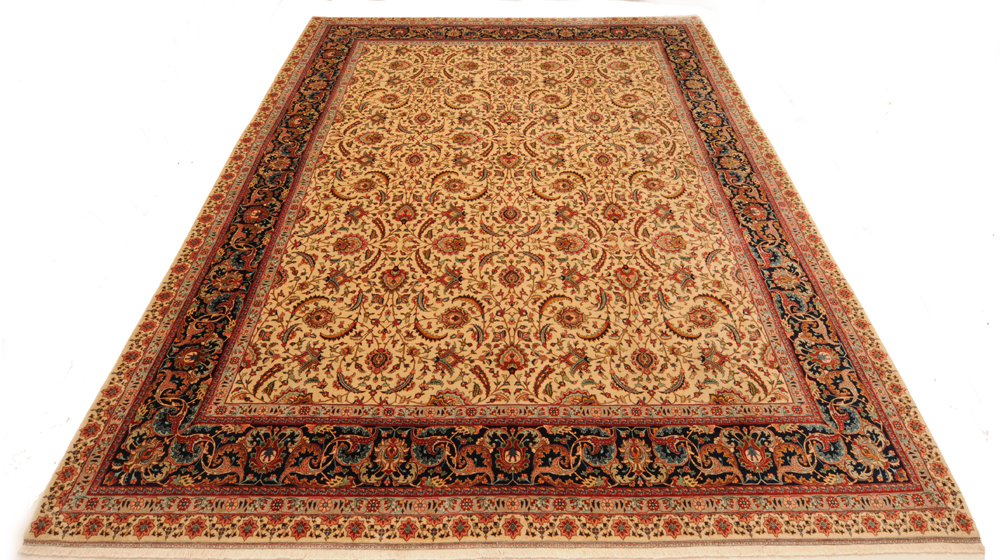 11’5″ x 14’5″ Tabriz Authentic Persian Rug - Image 3