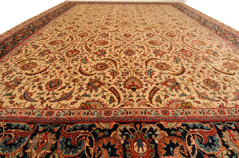 11’5″ x 14’5″ Tabriz Authentic Persian Rug - Image 6