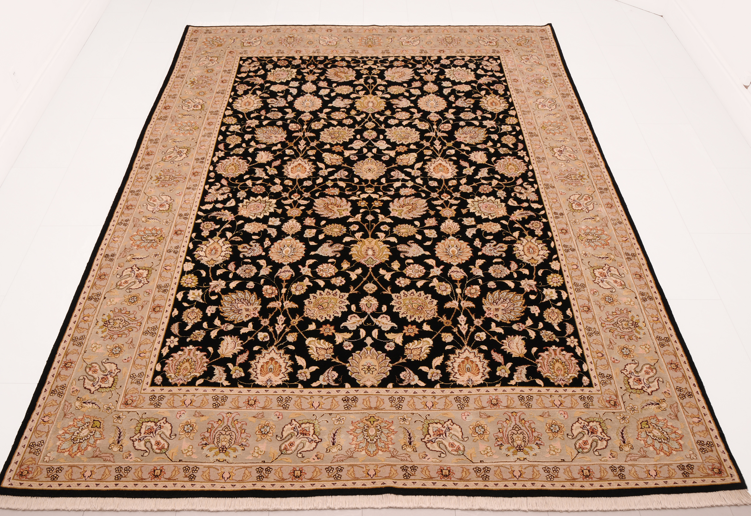 8’3″ x 11’4″ Tabriz Authentic Persian Rug - Image 11