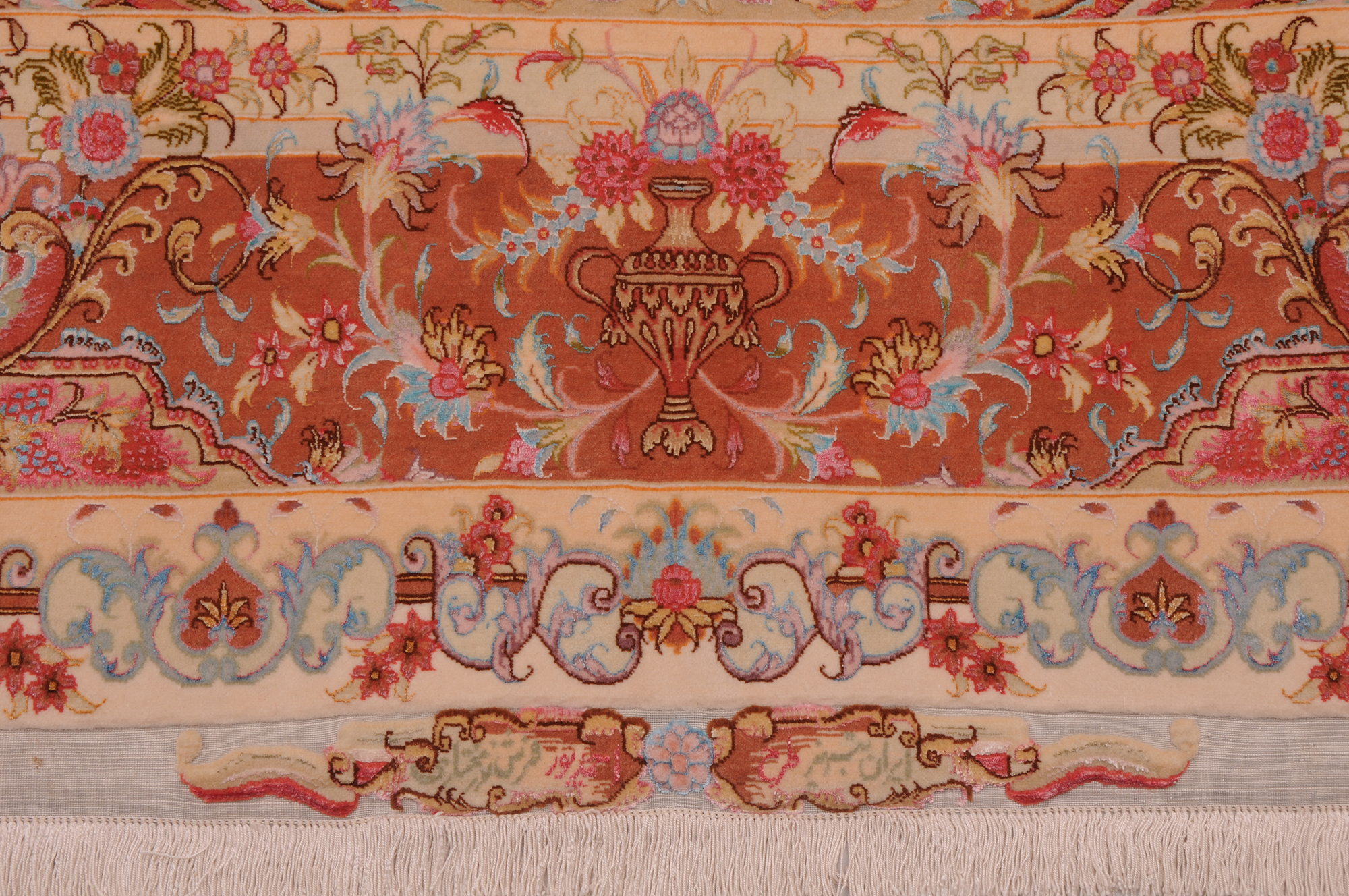 6’6″ x 10’6″ Tabriz Authentic Persian Rug - Image 10