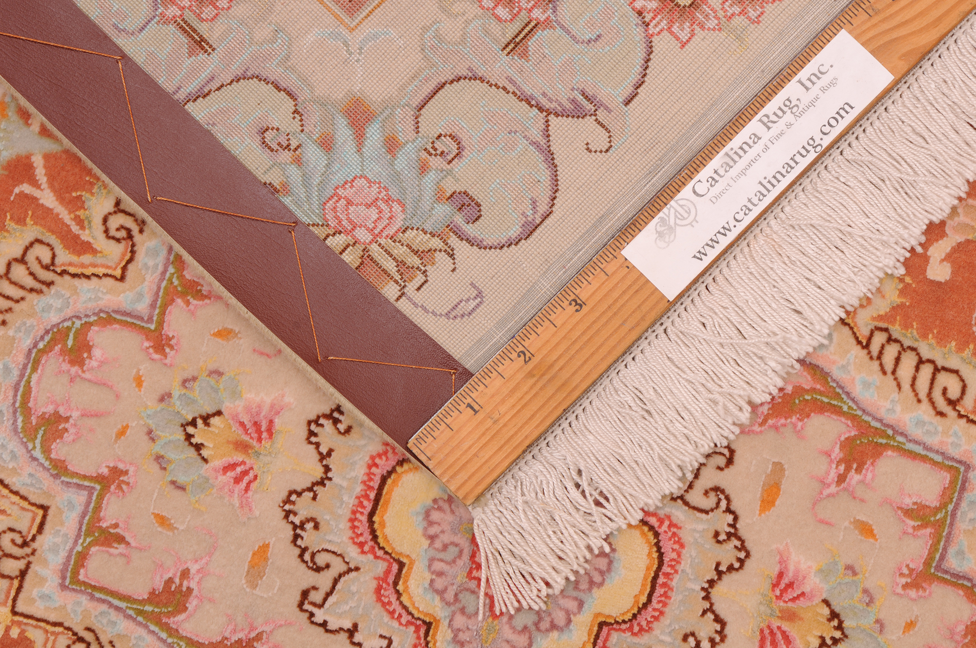 6’6″ x 10’6″ Tabriz Authentic Persian Rug - Image 8