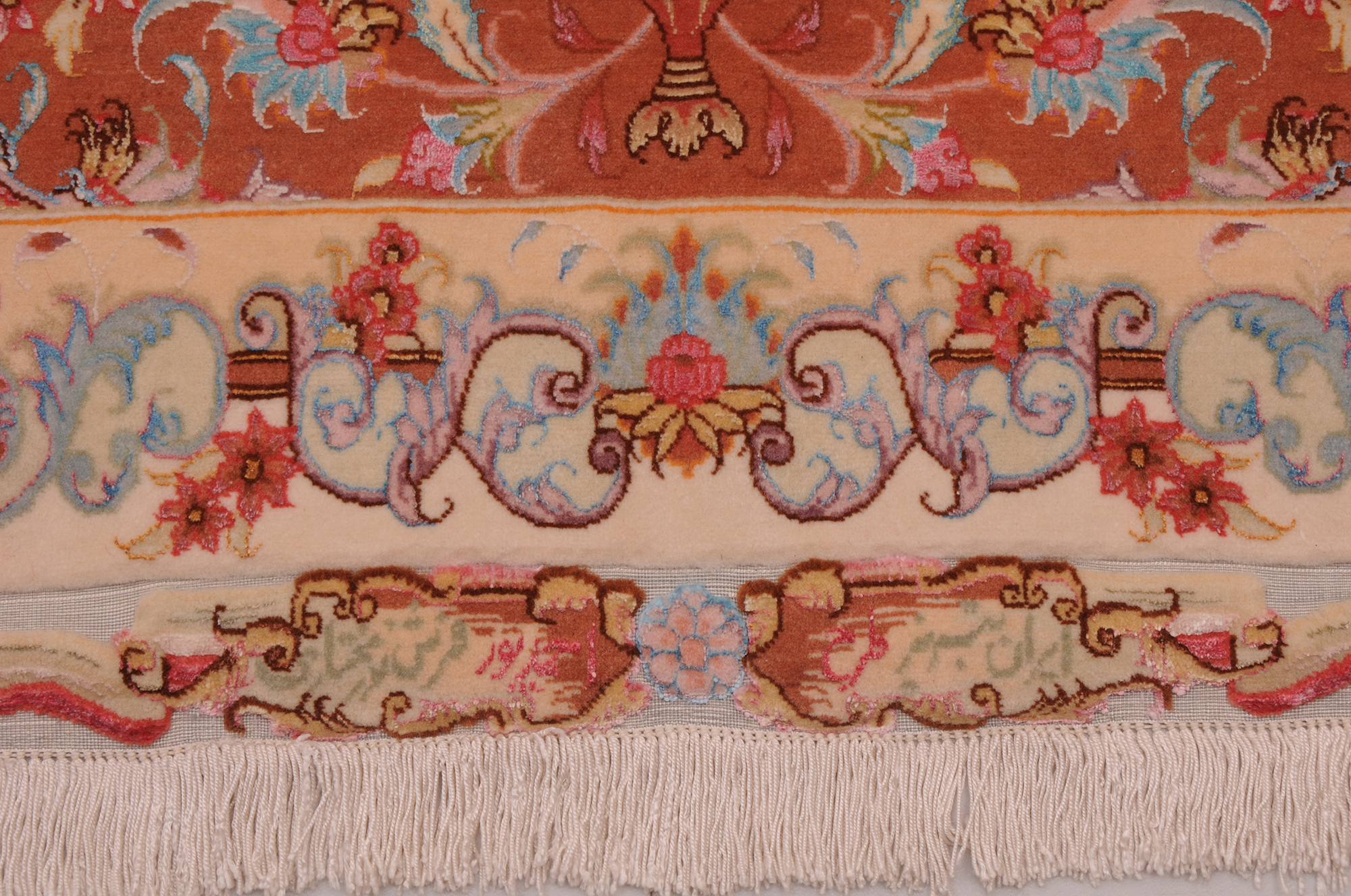 6’6″ x 10’6″ Tabriz Authentic Persian Rug - Image 6